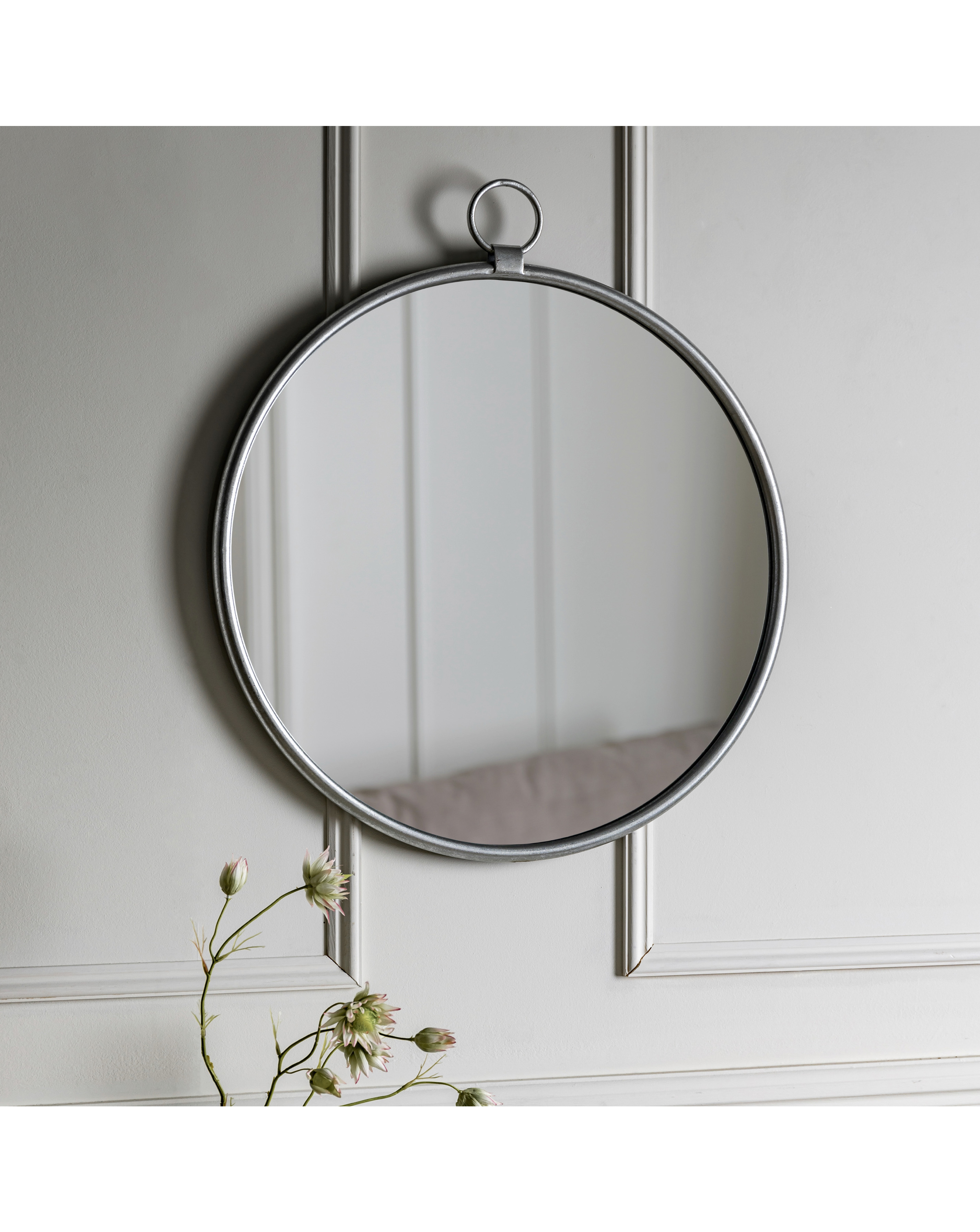 Gallery Direct Bayswater Large Silver Mirror - Elegant Design - Silver Finish
