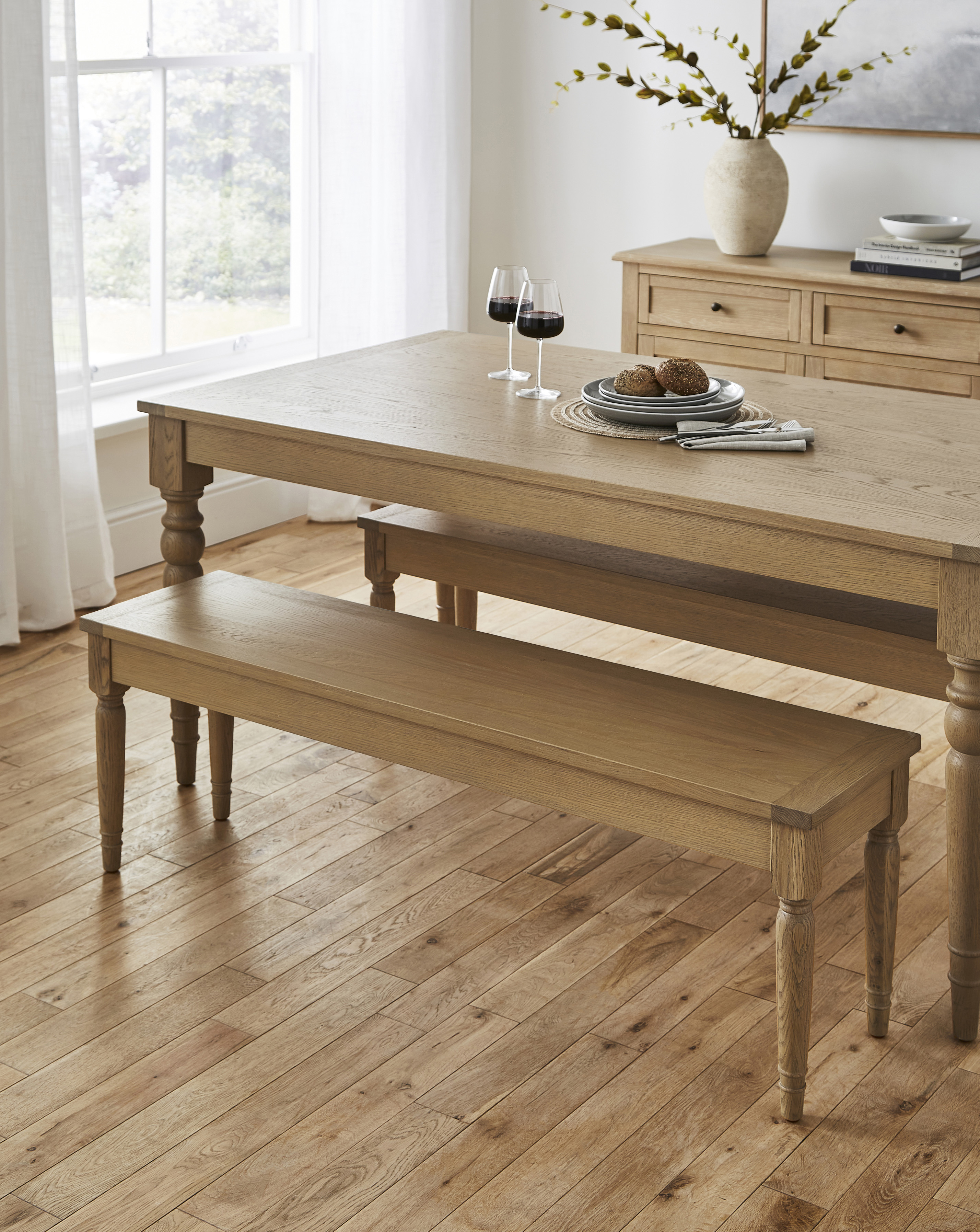 Margot Wooden Dining Bench