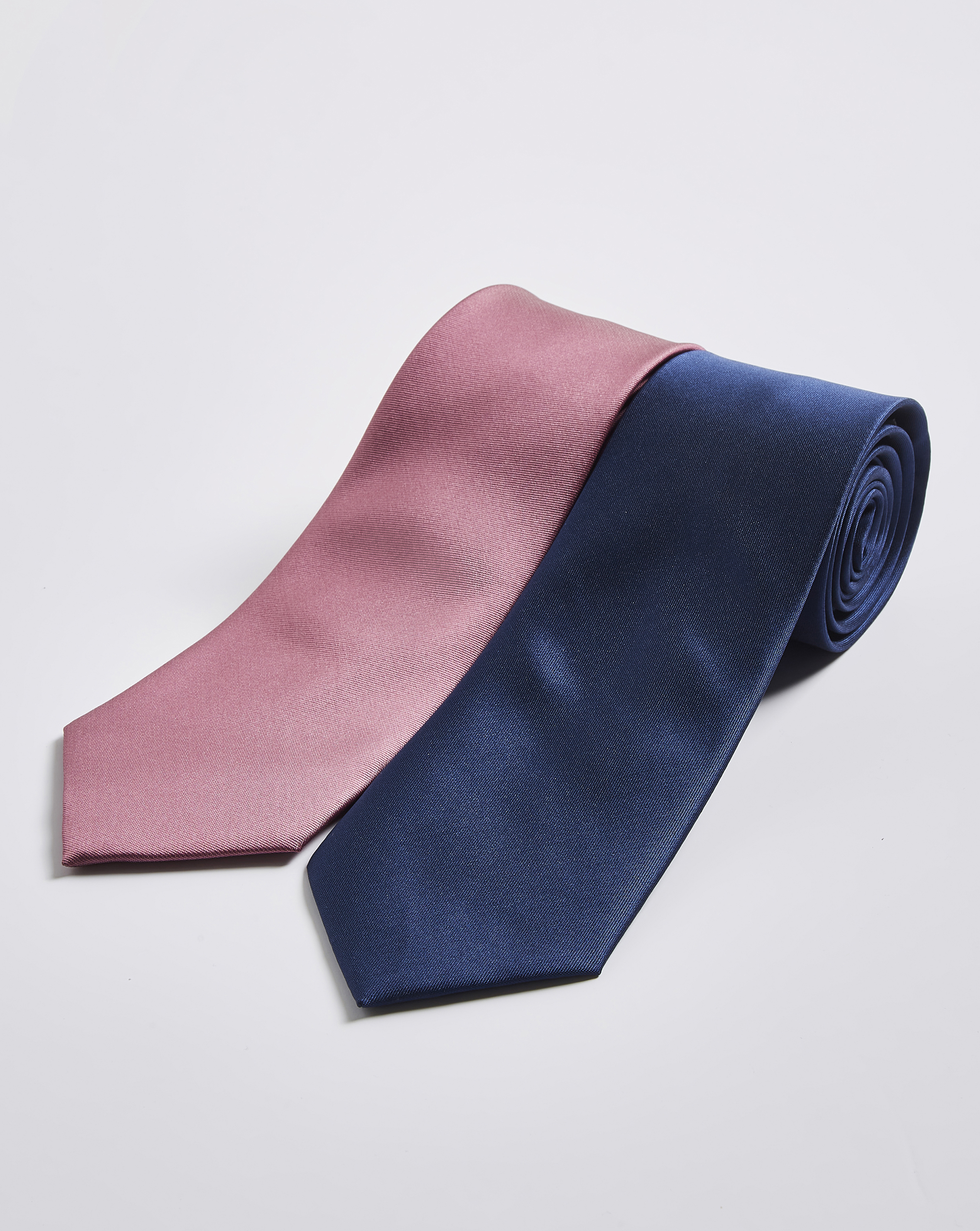 Pack 2 Blue/Pink Ties