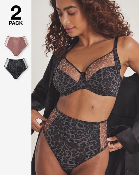 2 Pack Hannah Animal Briefs