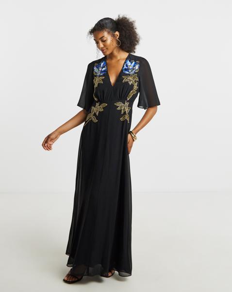 Hope & Ivy Clover Maxi Dress - Image