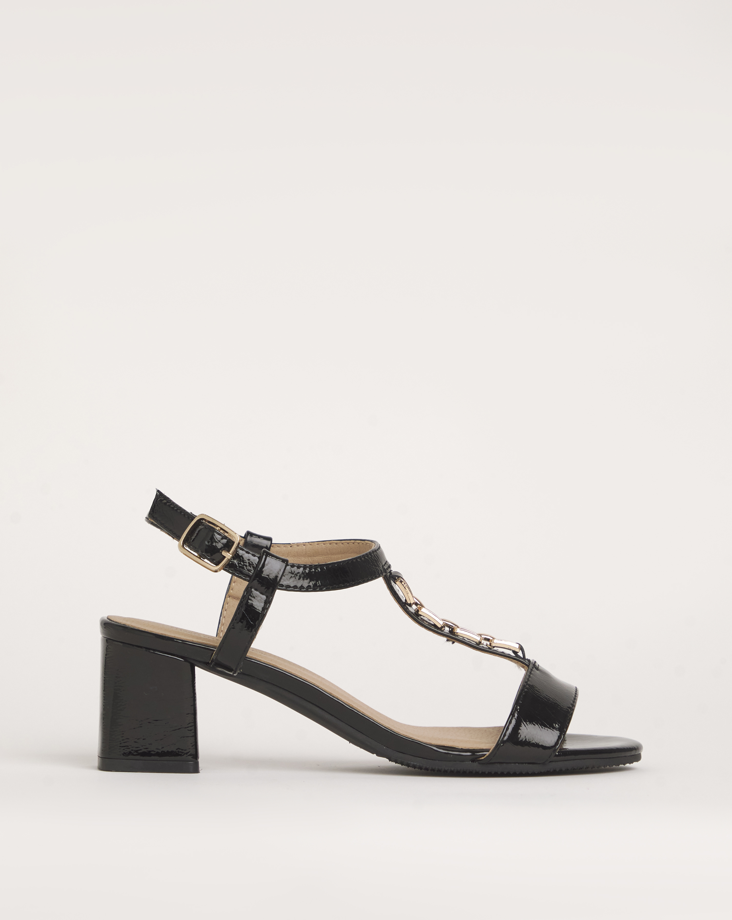 Cushion Walk Block Heel Sandals EEE Fit
