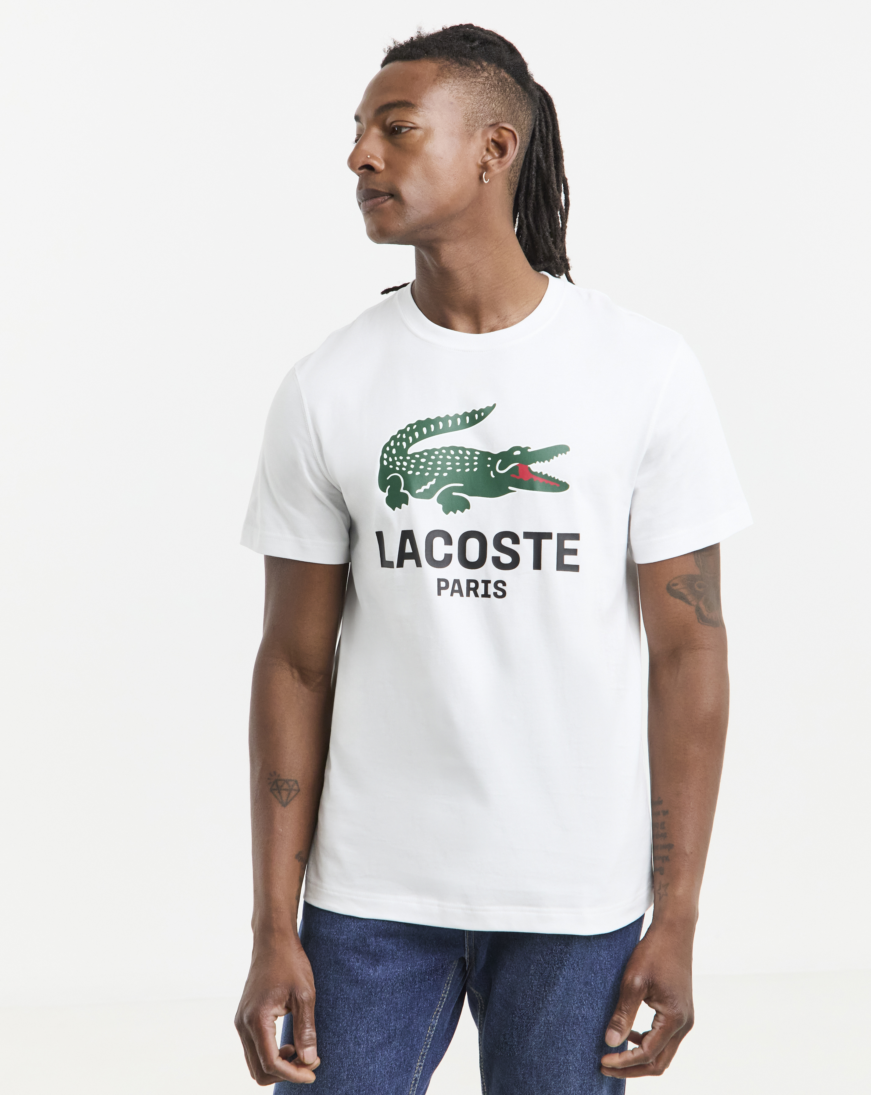Lacoste Large Croc Logo T-Shirt