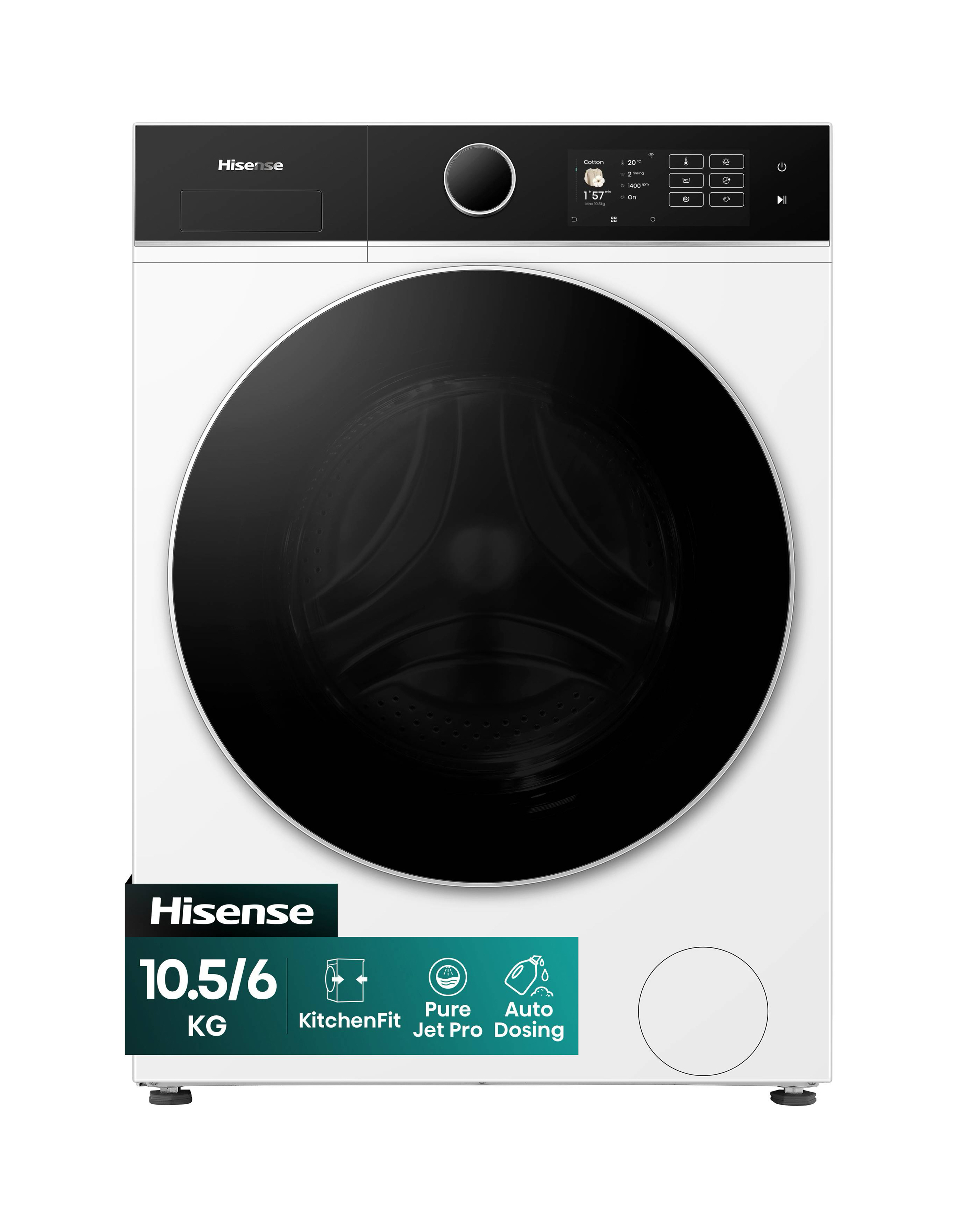 Hisense White Wd5i1045bwq