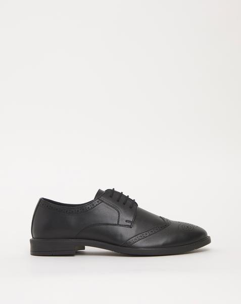 Leather Look Formal Brogue Standard
