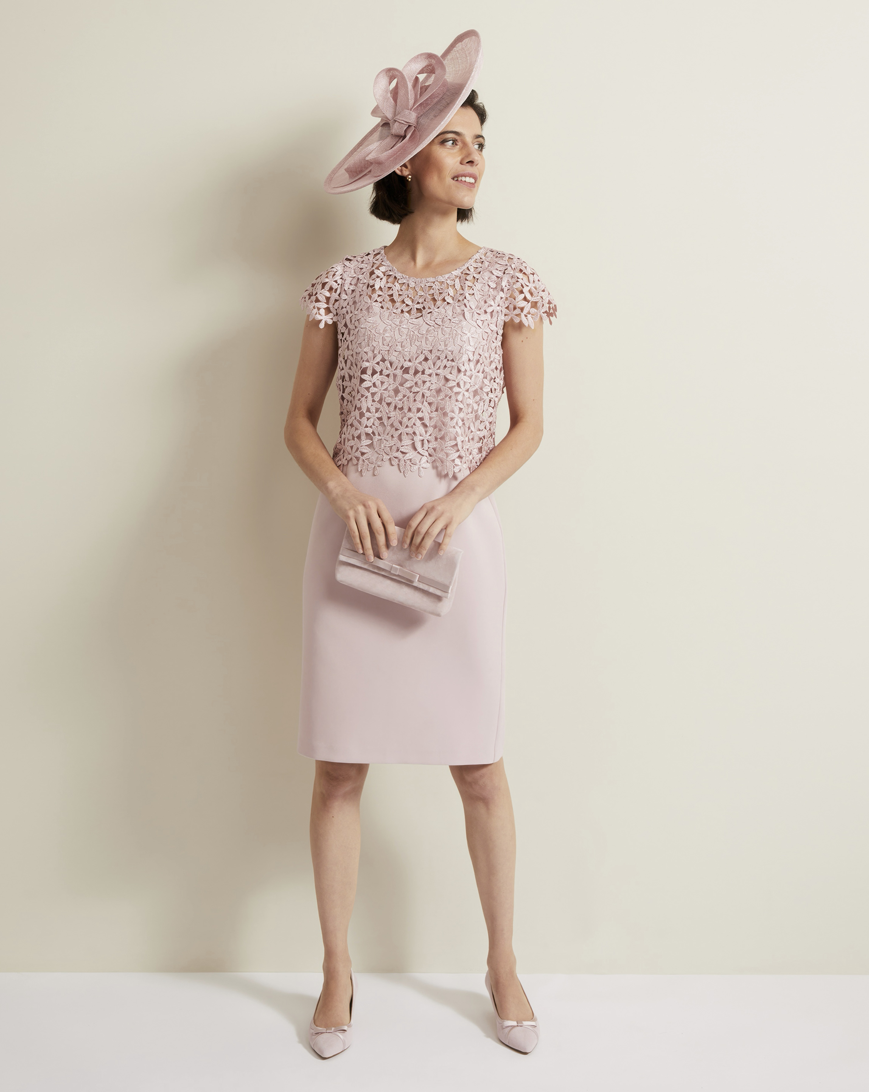 Phase Eight Lace Double Layer Dress
