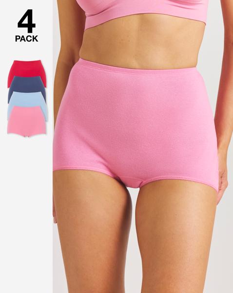 4 Pack Comfort Short Knickers