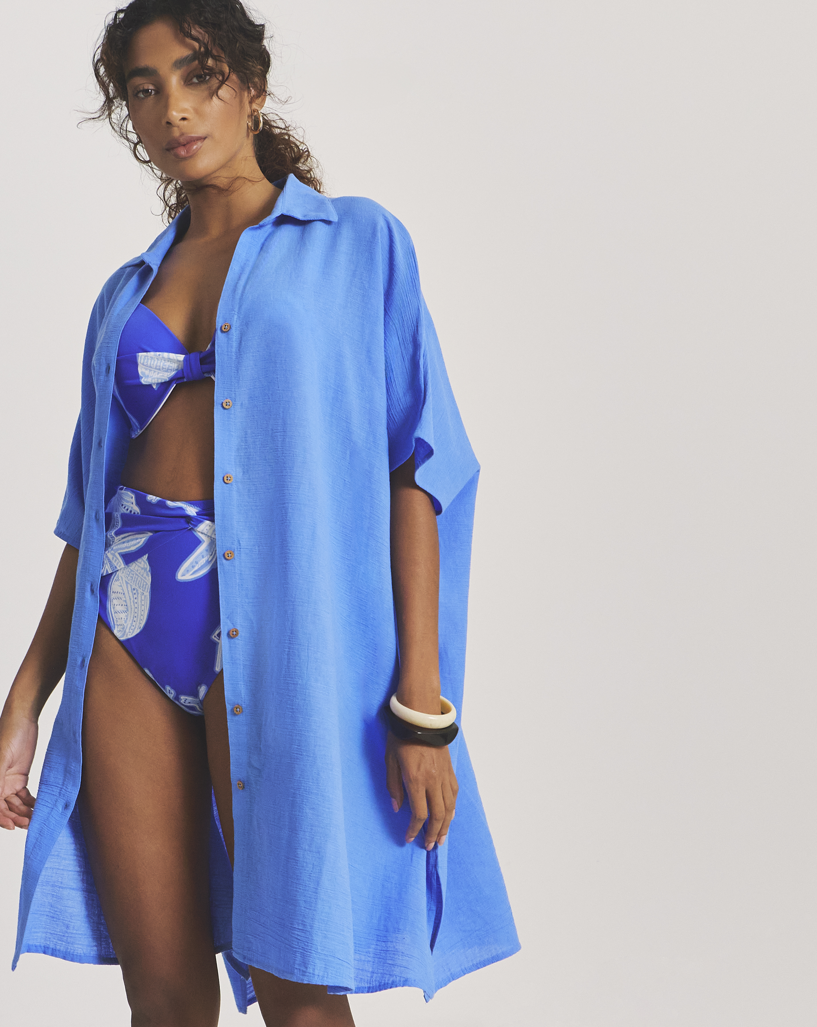 Button Up Beach Shirt