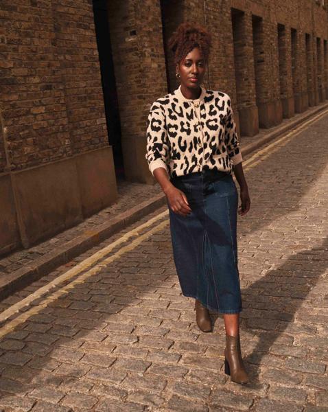 Leopard Knitted Bomber