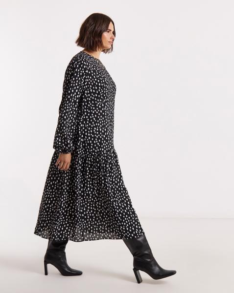 Simply Be Drop Waist Midi Dress