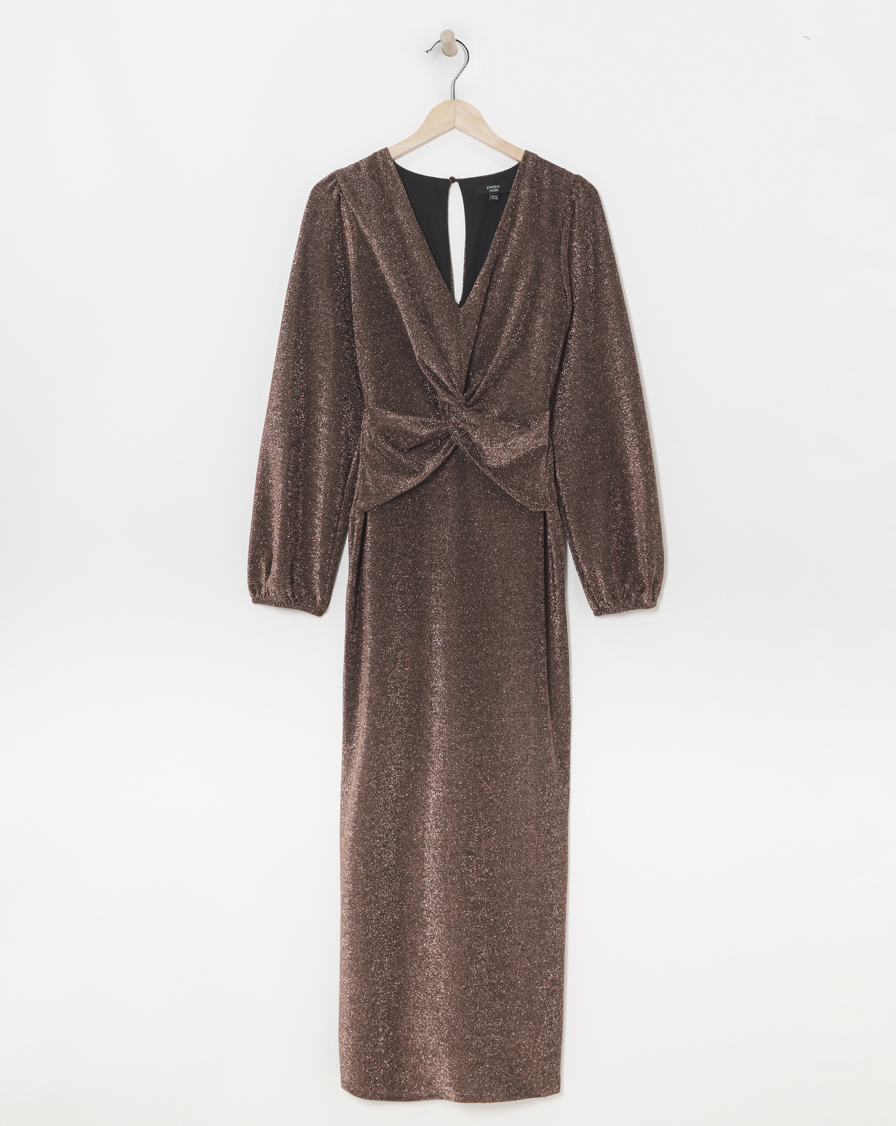 Joanna Hope Glitter Twist Front Dress