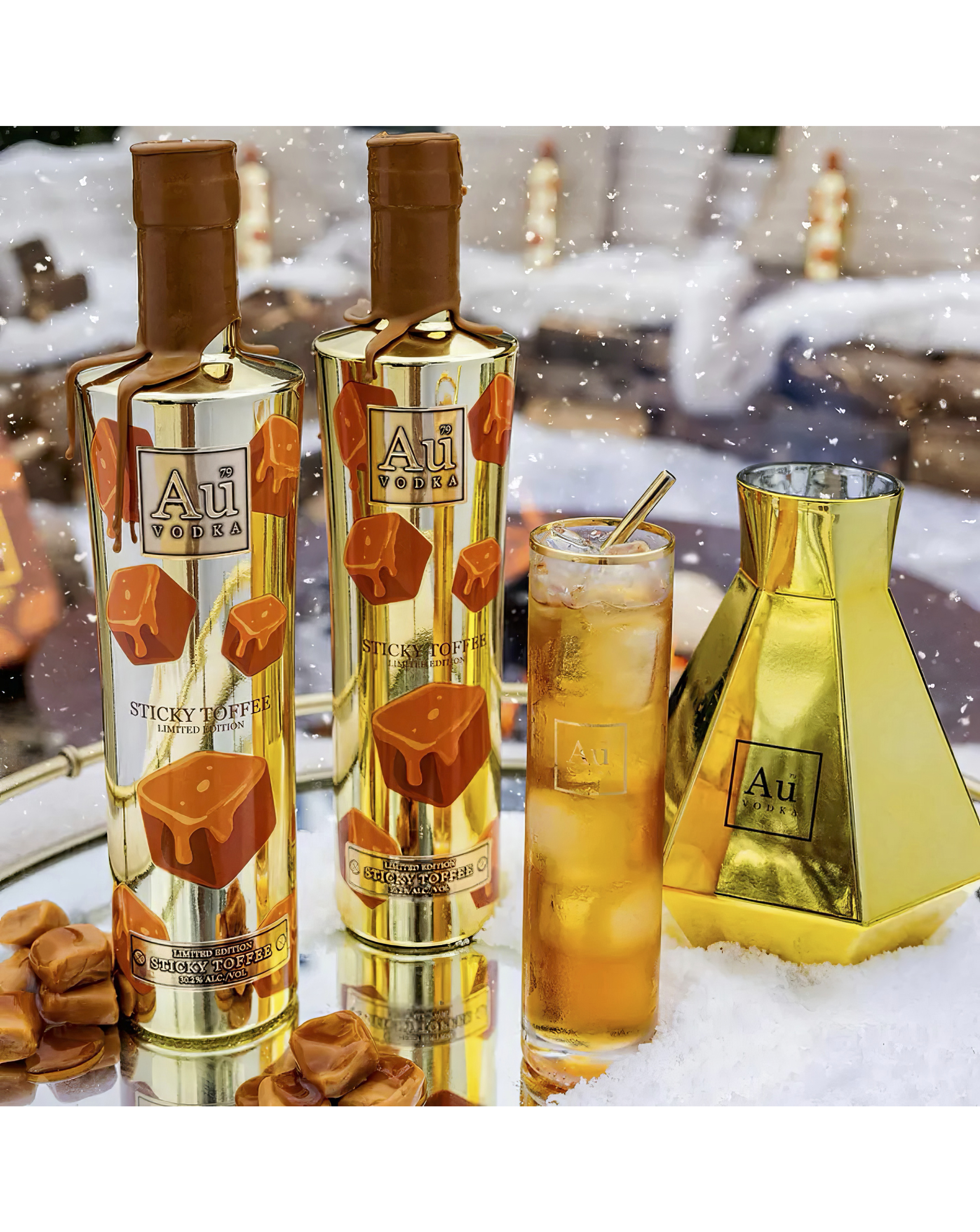 AU Vokda Sticky Toffee 70cl