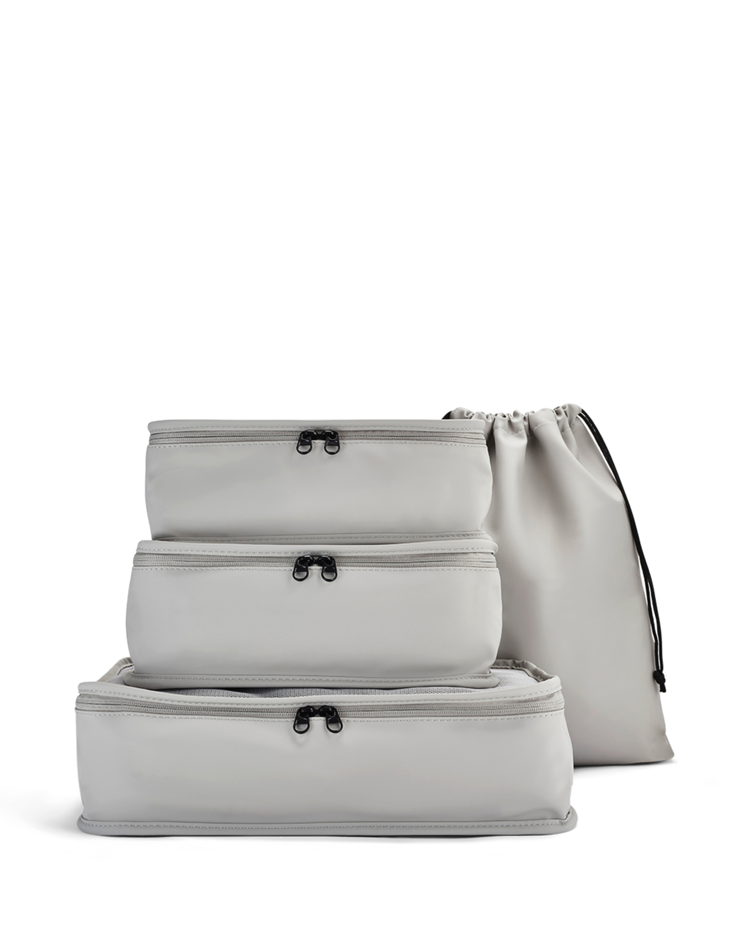 Rock Women's Grey Packing Cubes Set Of Size 4