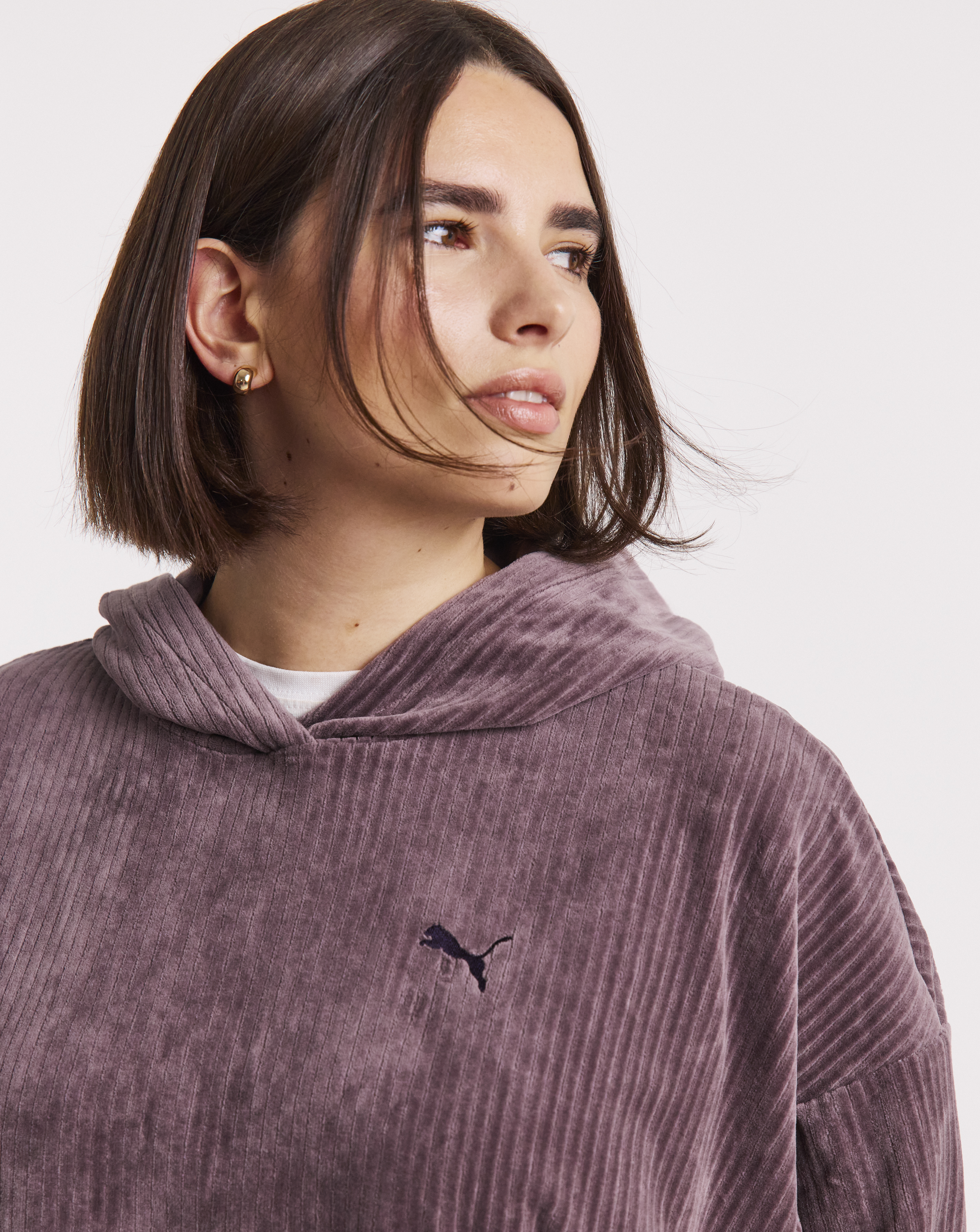 Puma Essential Comfort Velour Rib Hoodie