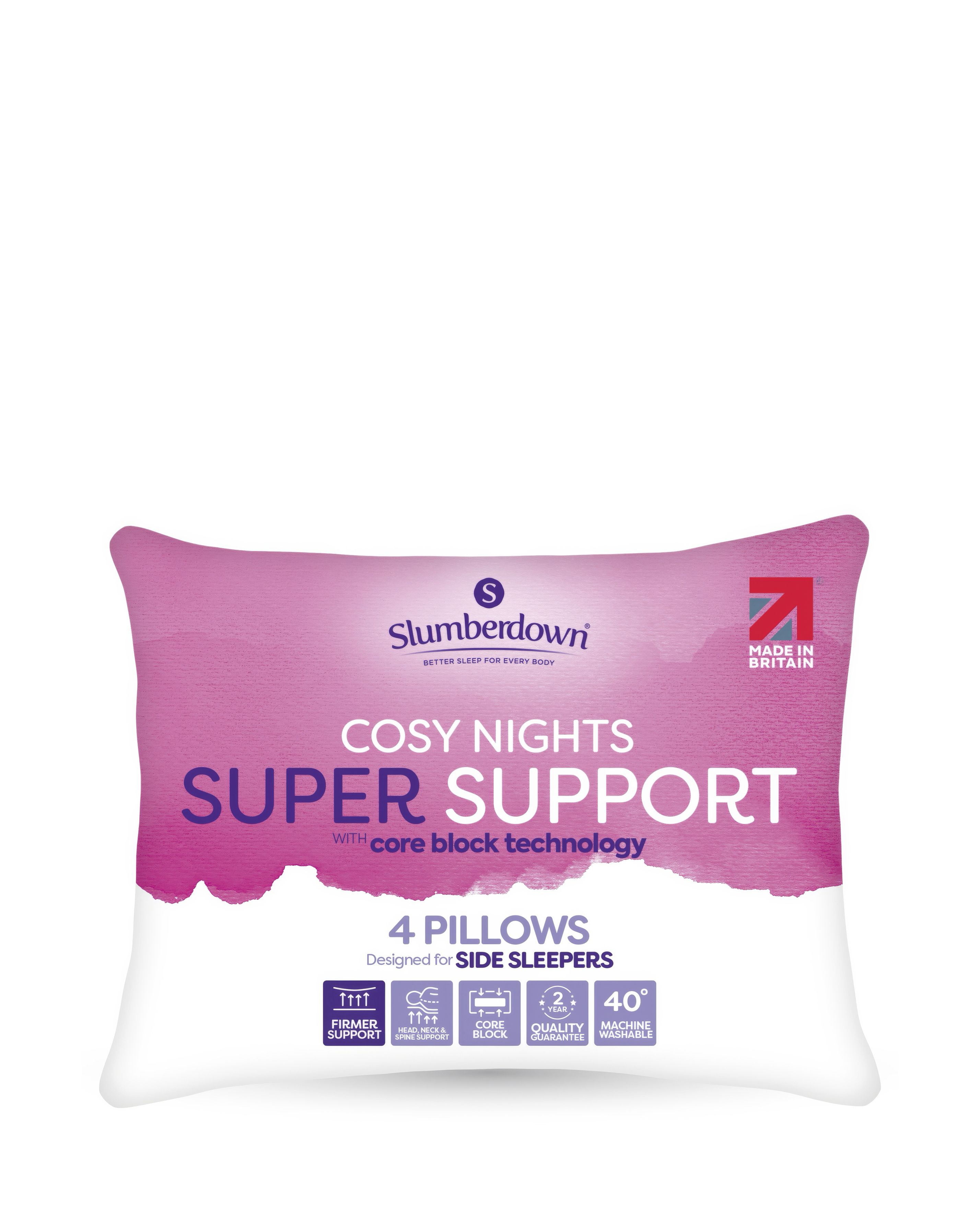 Slumberdown SS Cosy Nights 4 Pack