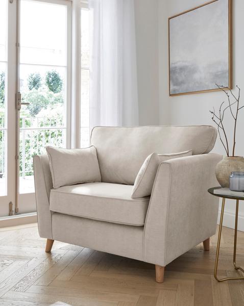 McKenzie Chenille Snuggle Chair
