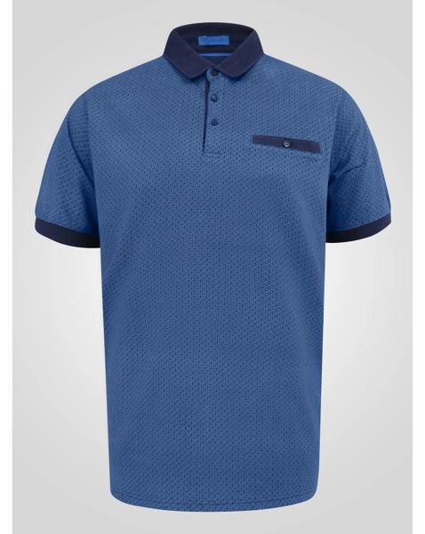 New In - D555 Murray-Ao Print Jacquard S/S Polo