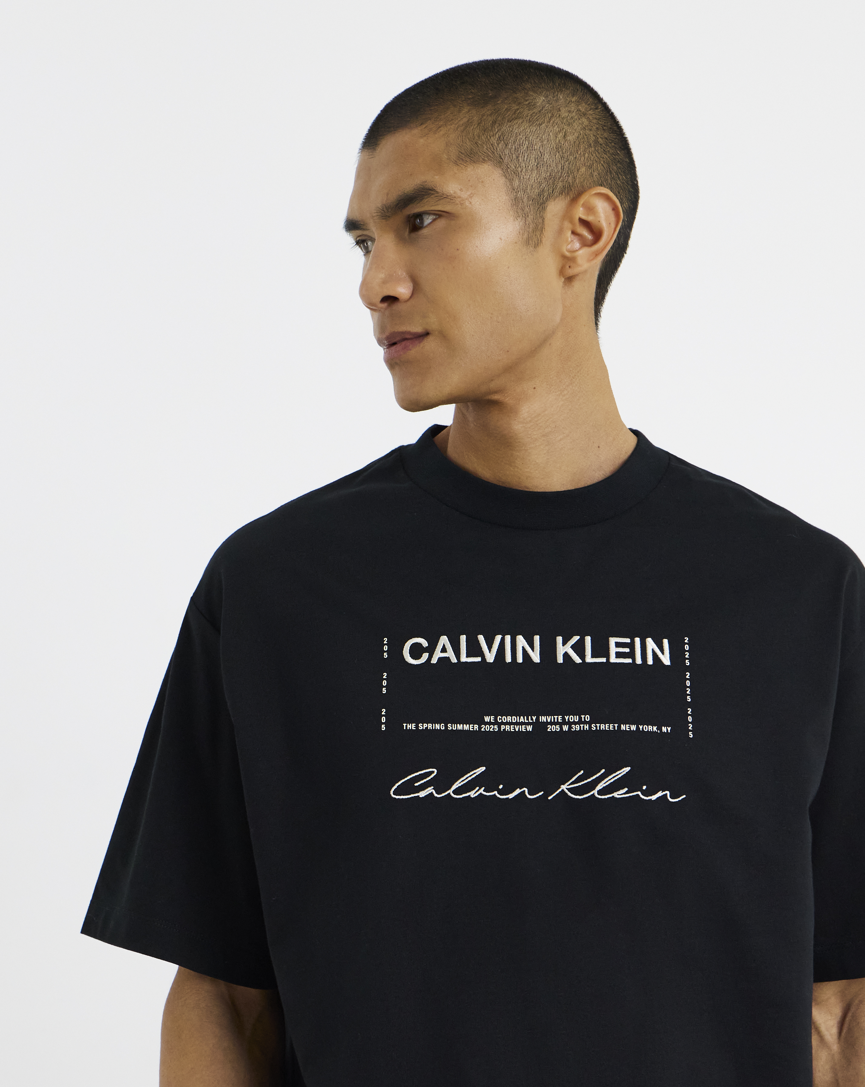 Calvin Klein Short Sleeve Script T-Shirt