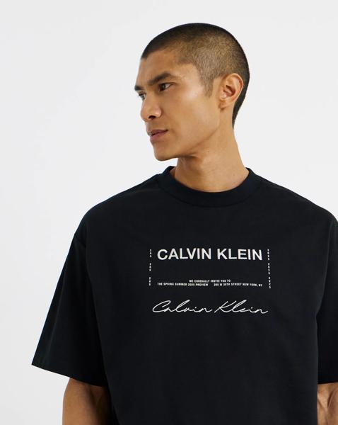 Calvin Klein Short Sleeve Script T-Shirt