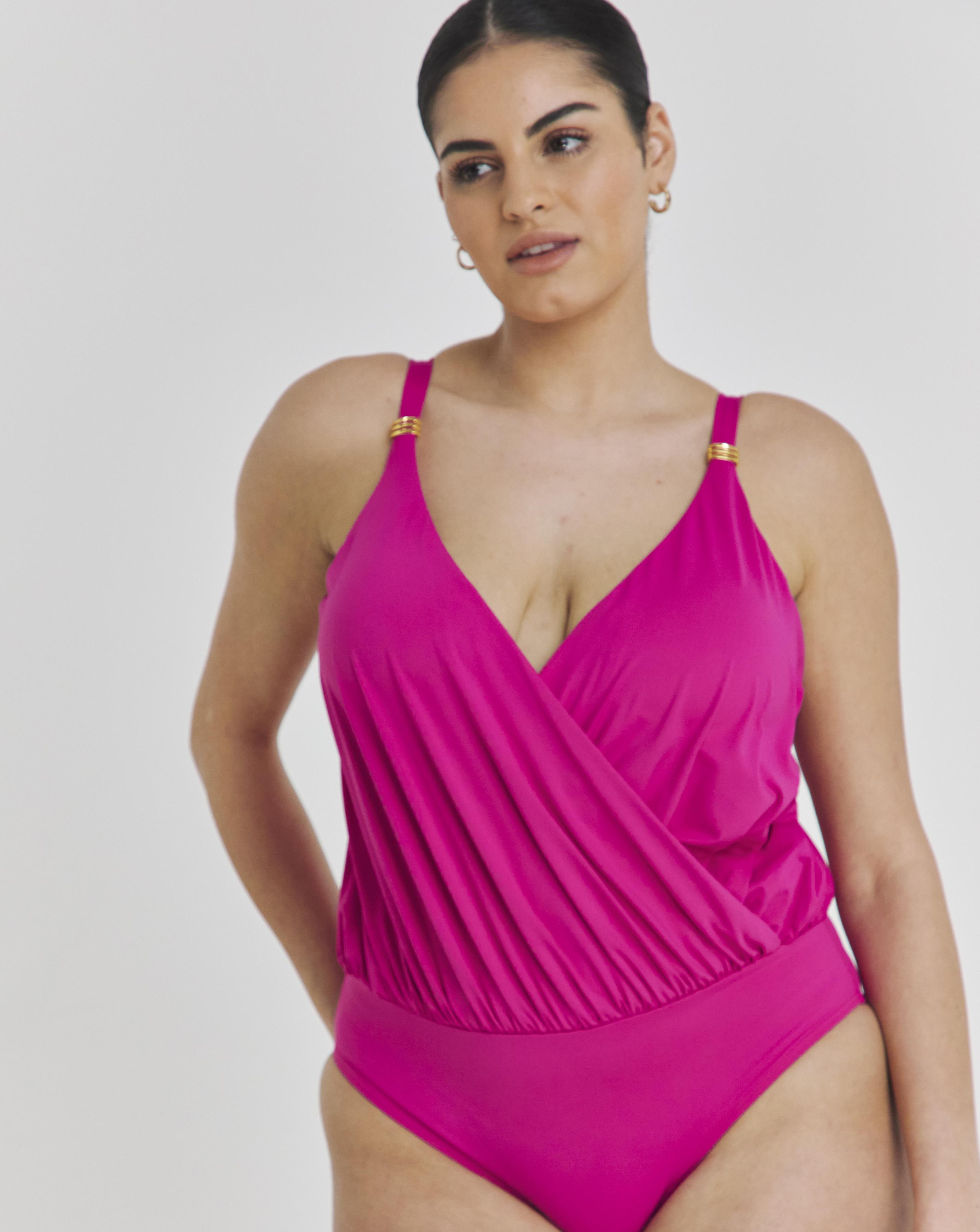 Magisculpt Twist Front Blouson Swimsuit