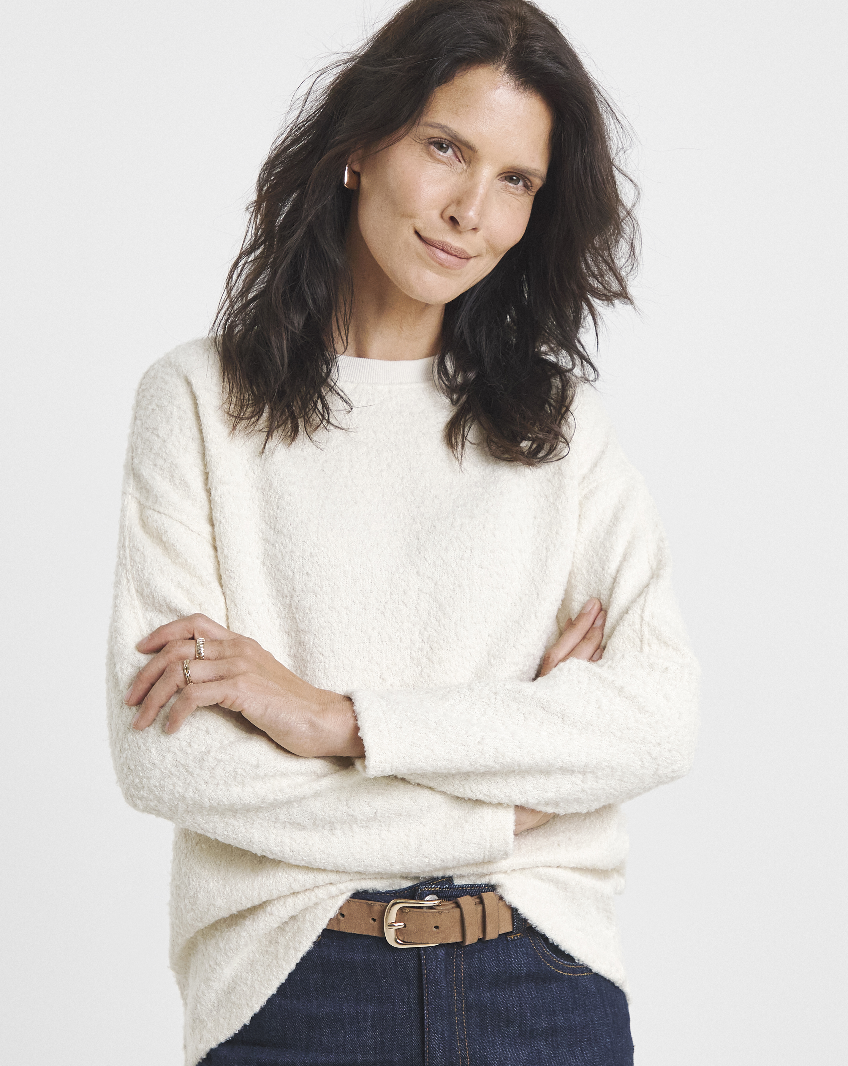 Boucle Supersoft Crew Neck Sweatshirt