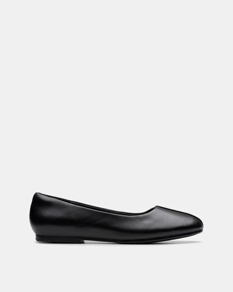 Clarks Livia Leather Ballerina D Fit
