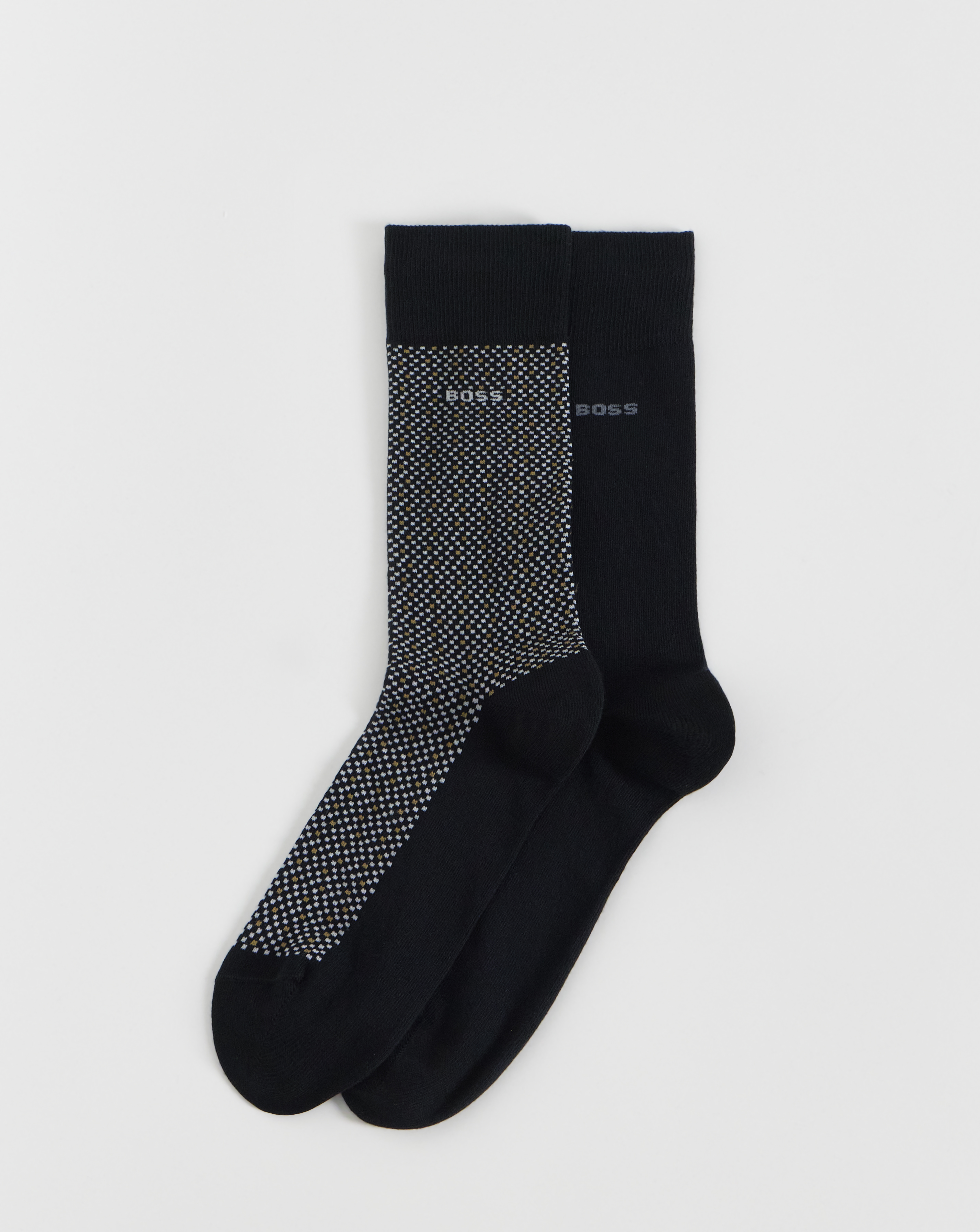 BOSS 2 Pack Mini Cube Print Socks