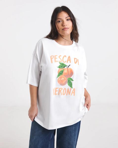 Fuzzy Peaches Graphic T-Shirt