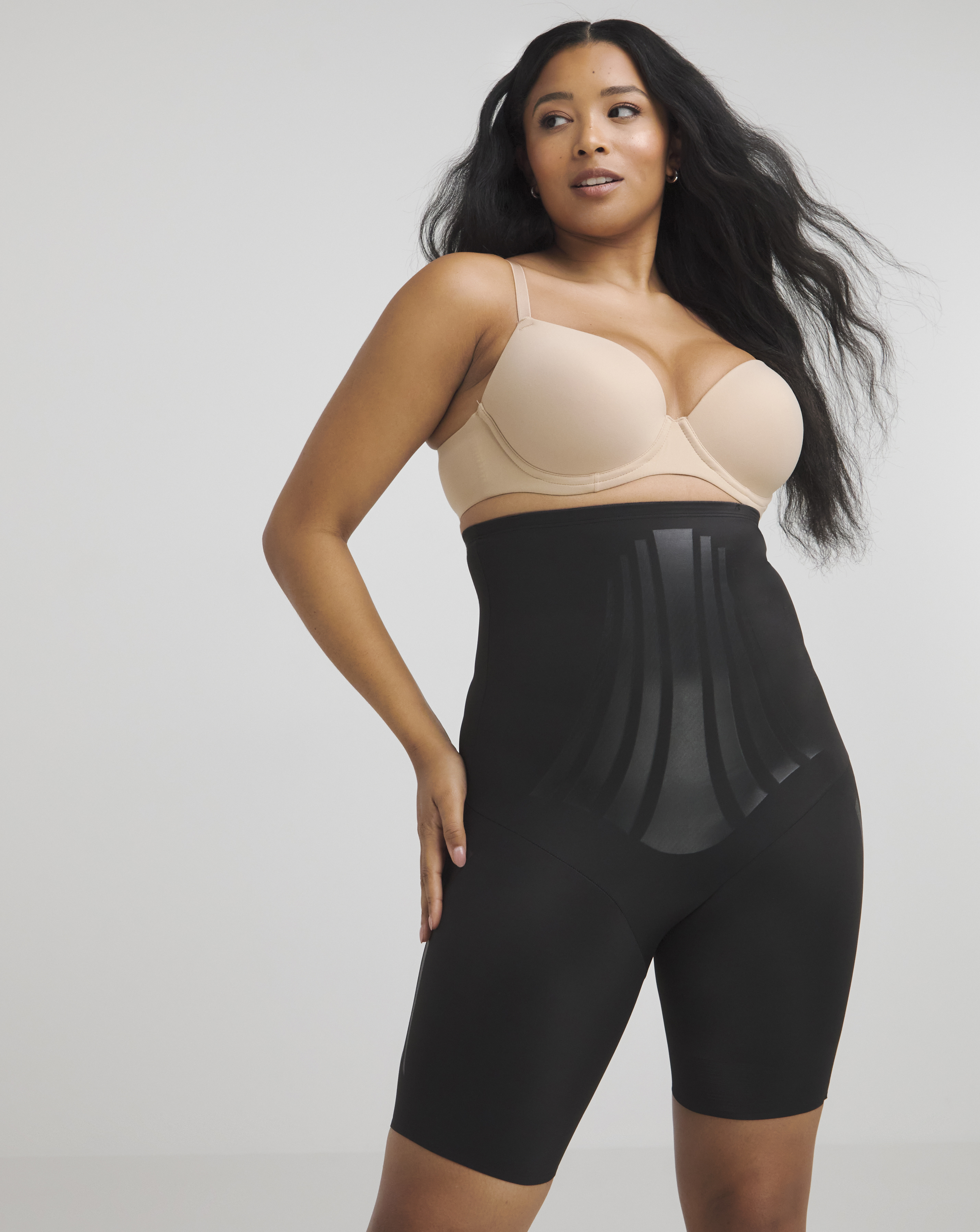Miraclesuit Women's Black Thigh Slimmer Large