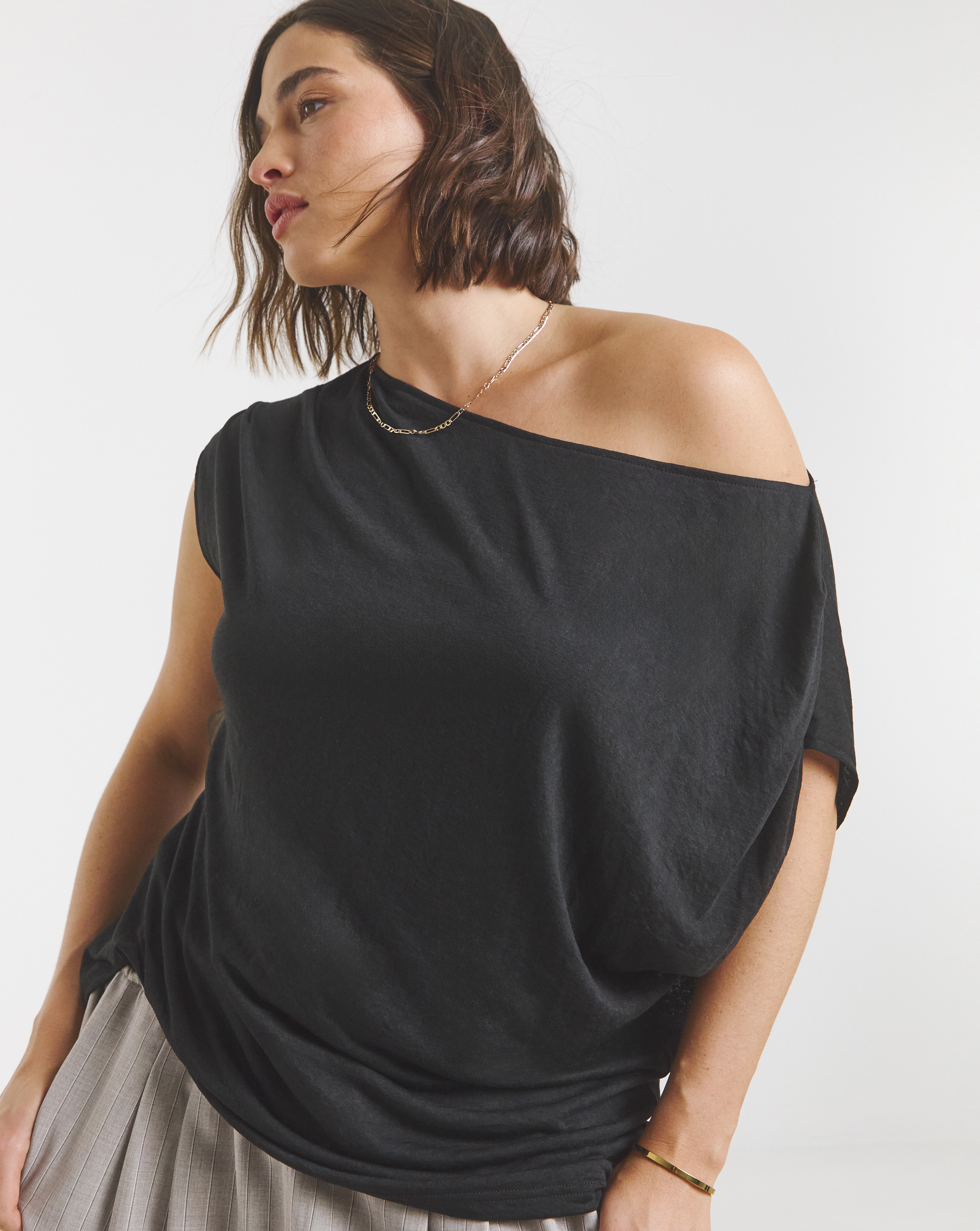 Mesh Off the Shoulder Top