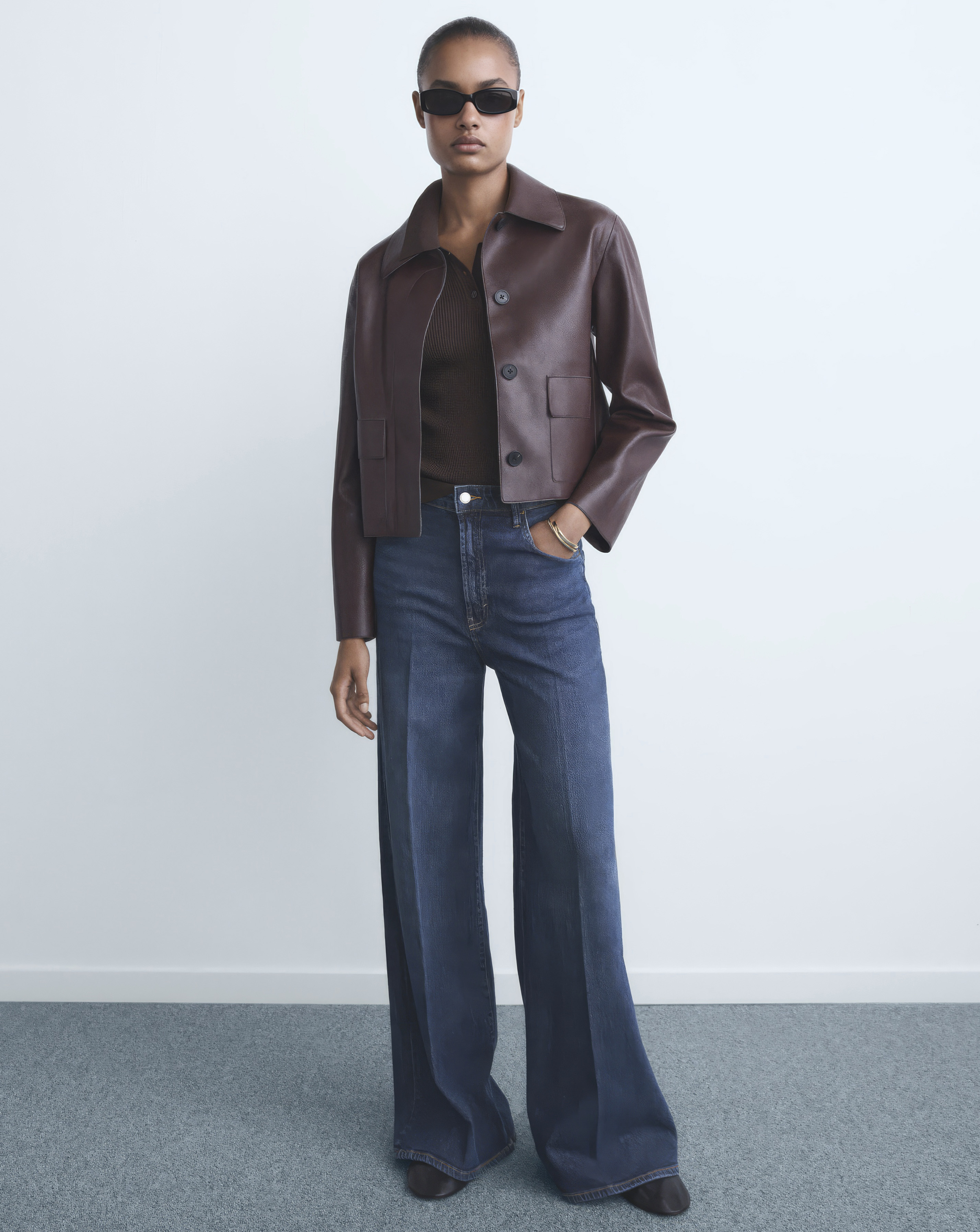 Mango Wide Leg Jeans