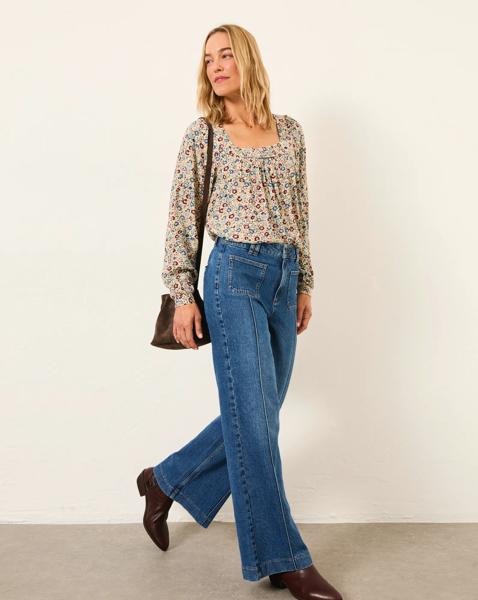 Fatface Cat Ditsy Blouse