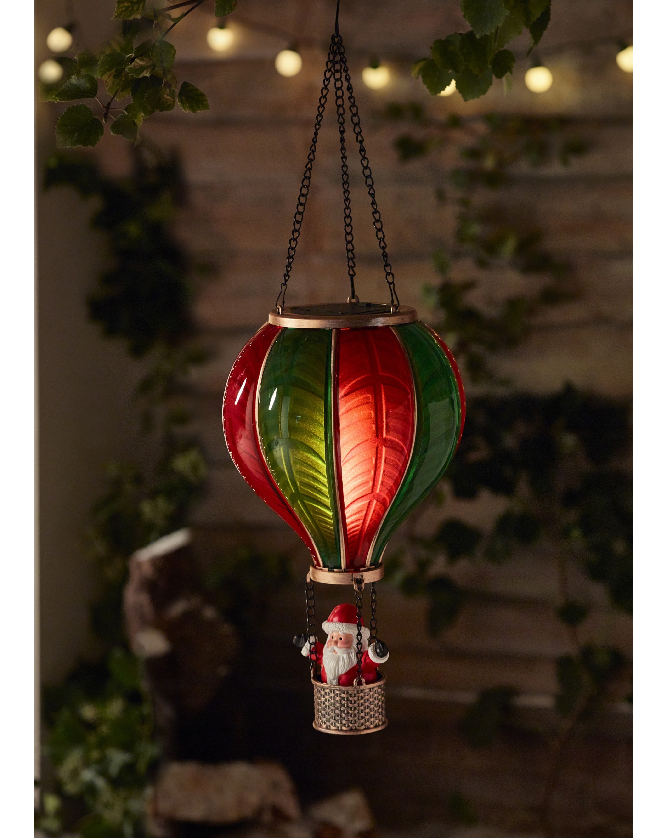 Santa Flaming Balloon - XL