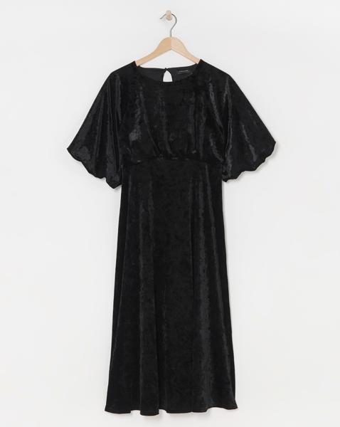 Crushed Velvet Tea Dress