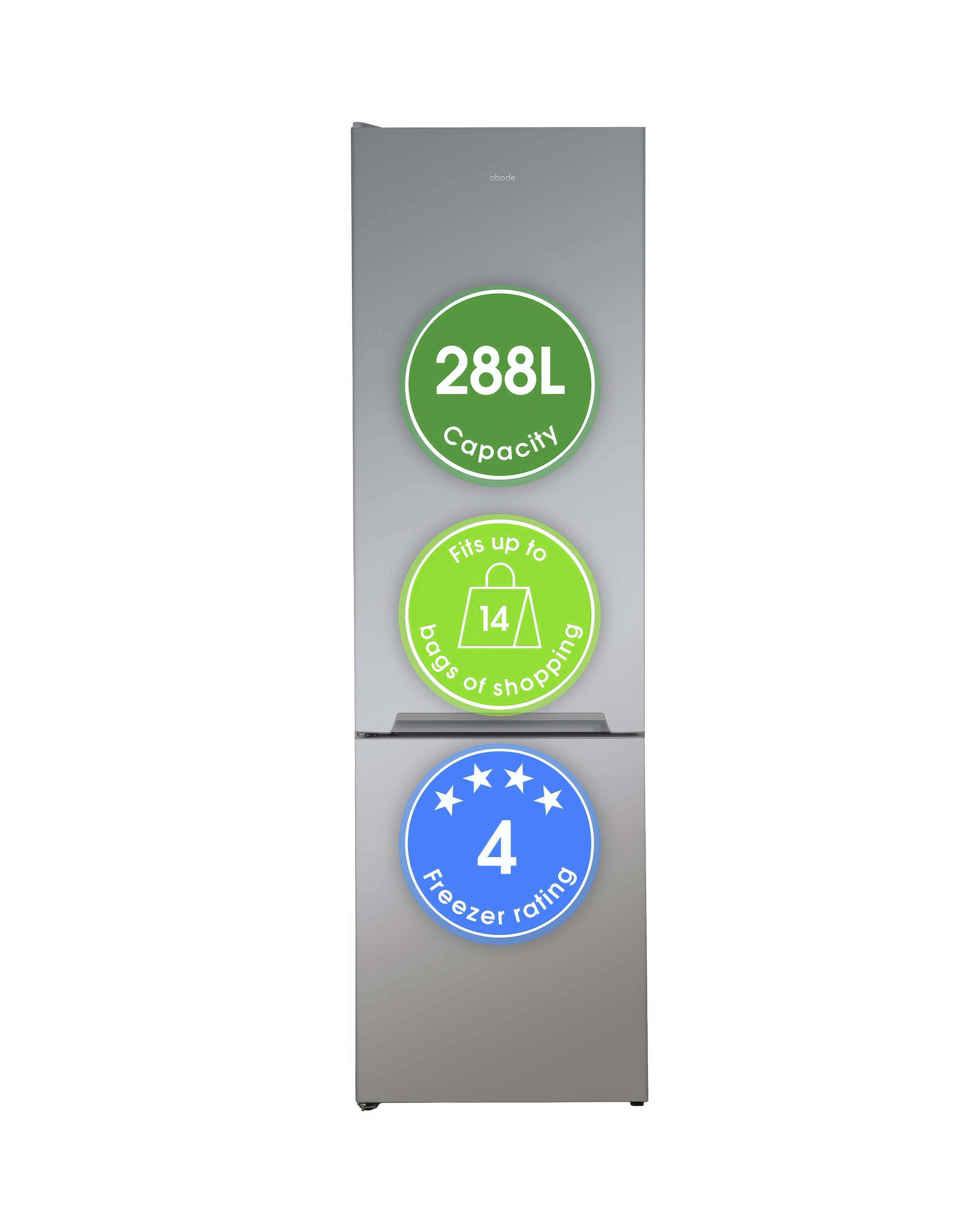 Abode A180FF541E1S 70/30 Fr Freezer Sil