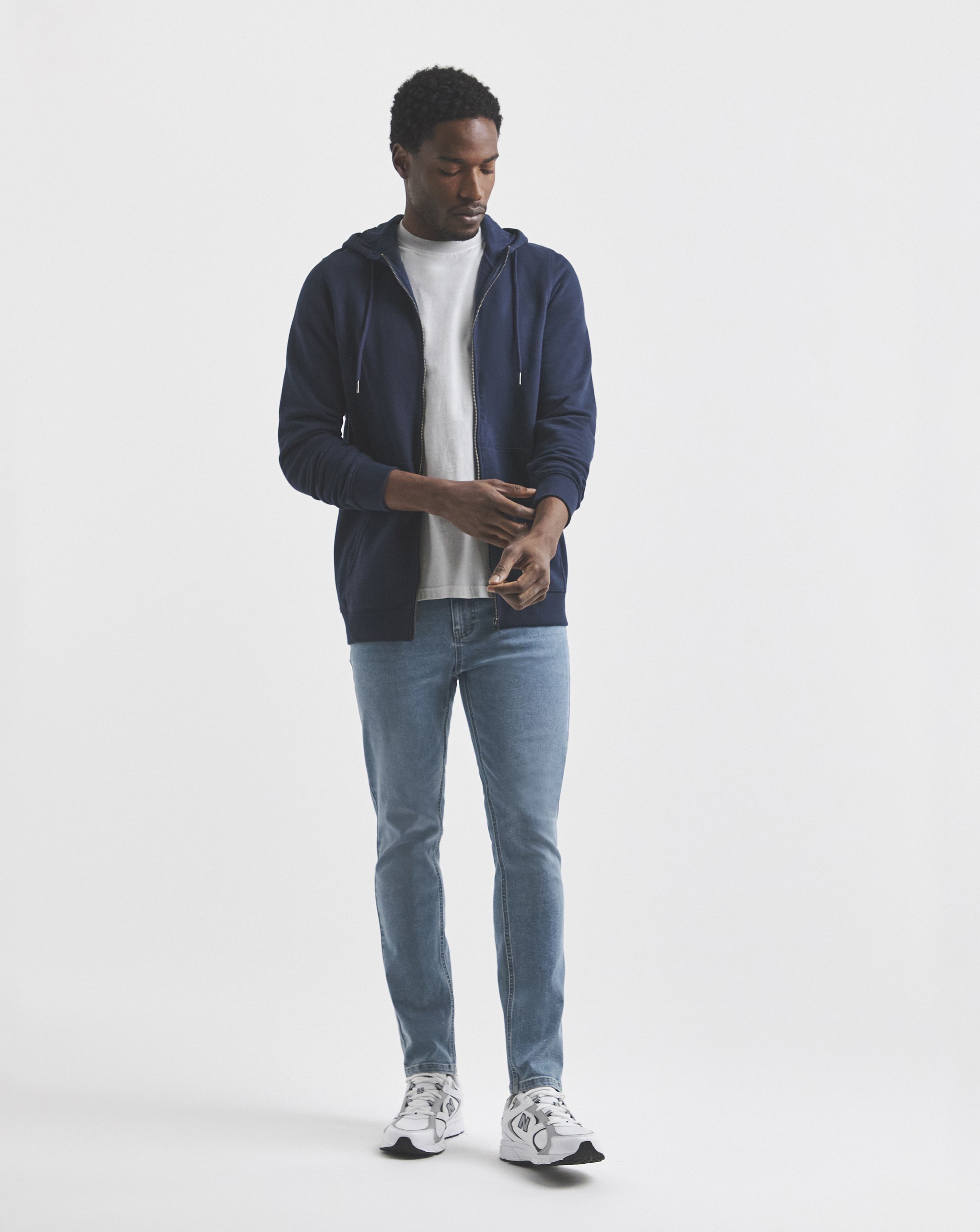 Skinny Fit Stretch Jeans Light Wash