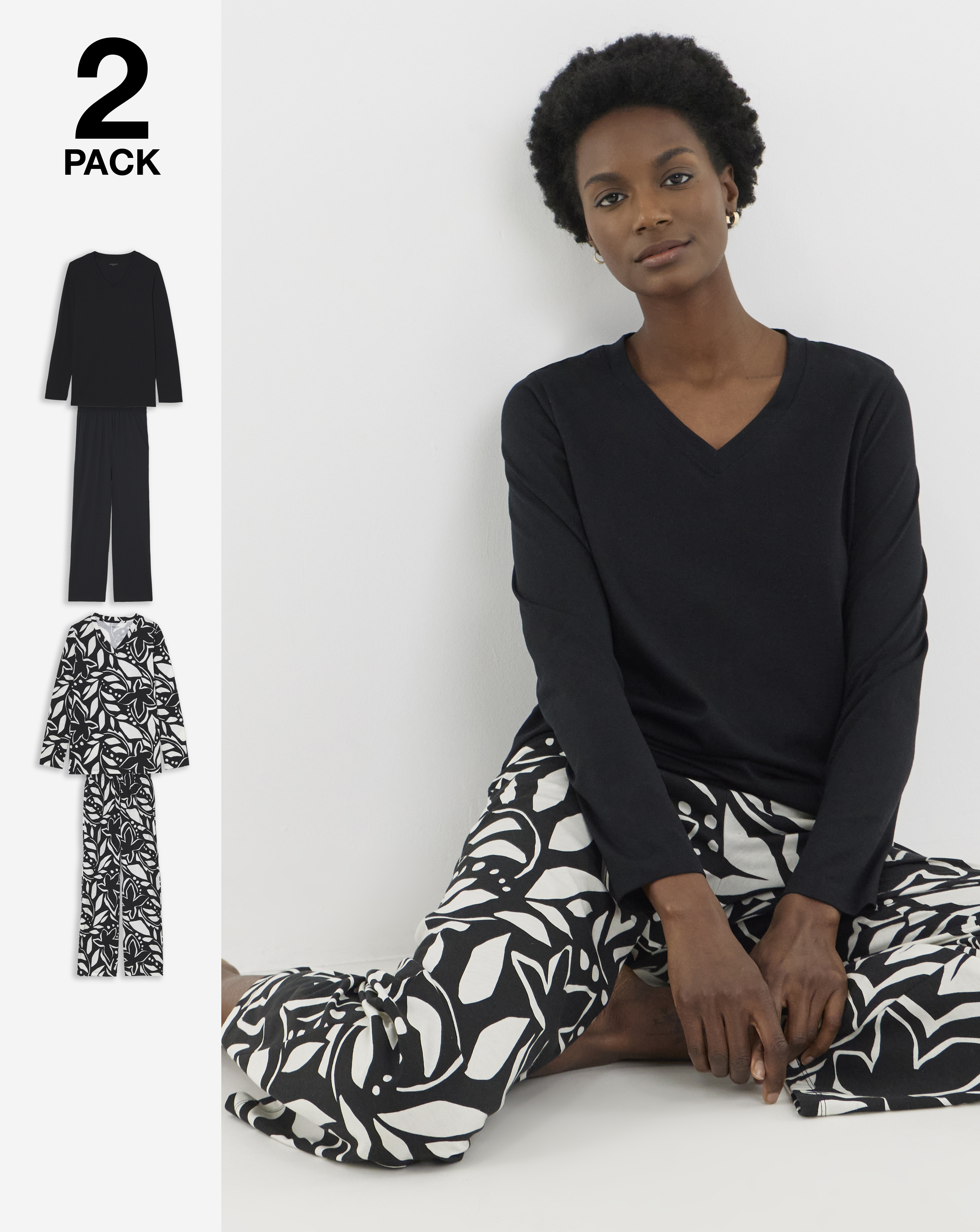 JD Williams 2 Pack PJ Sets