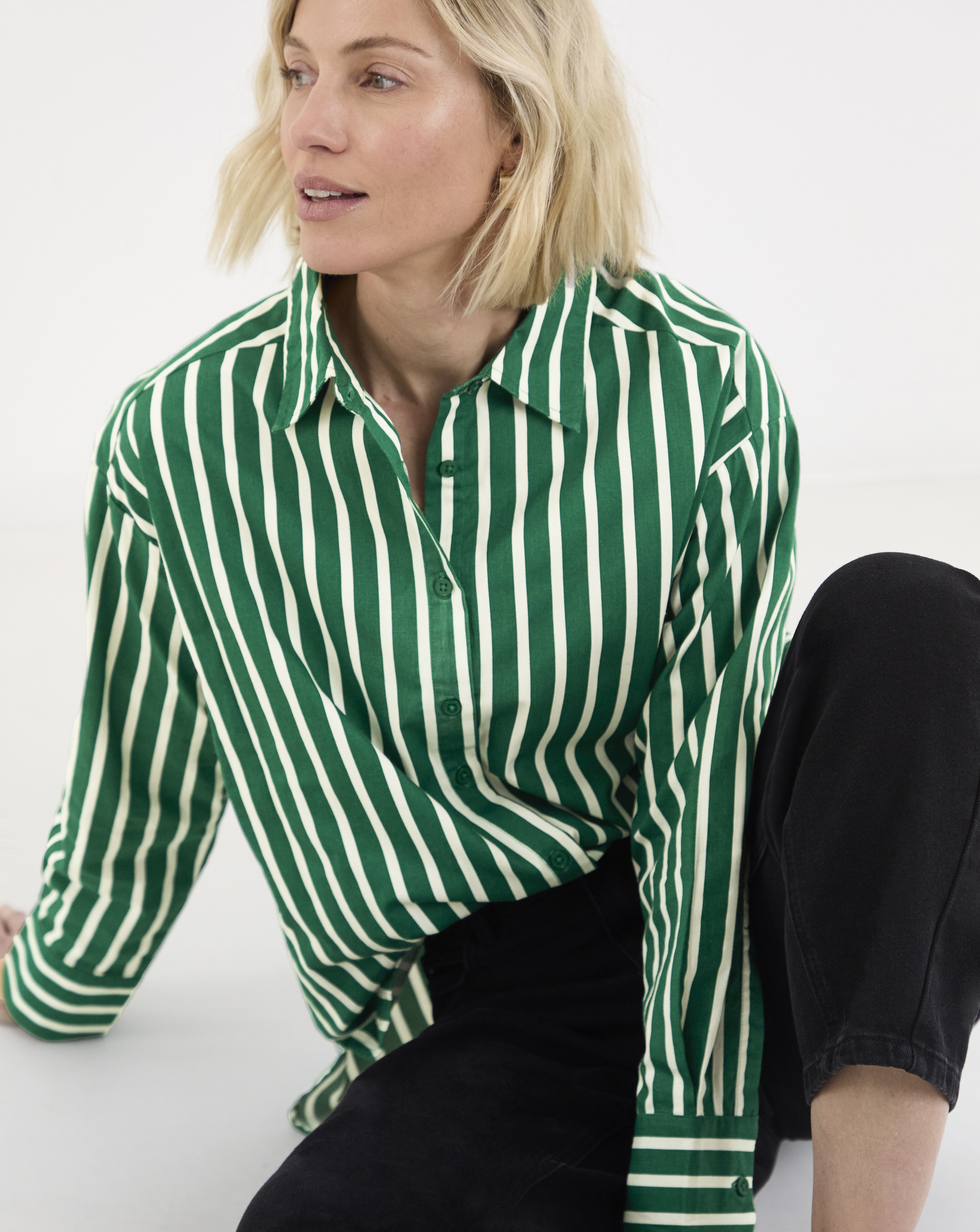 Oversized Stripe Shirt