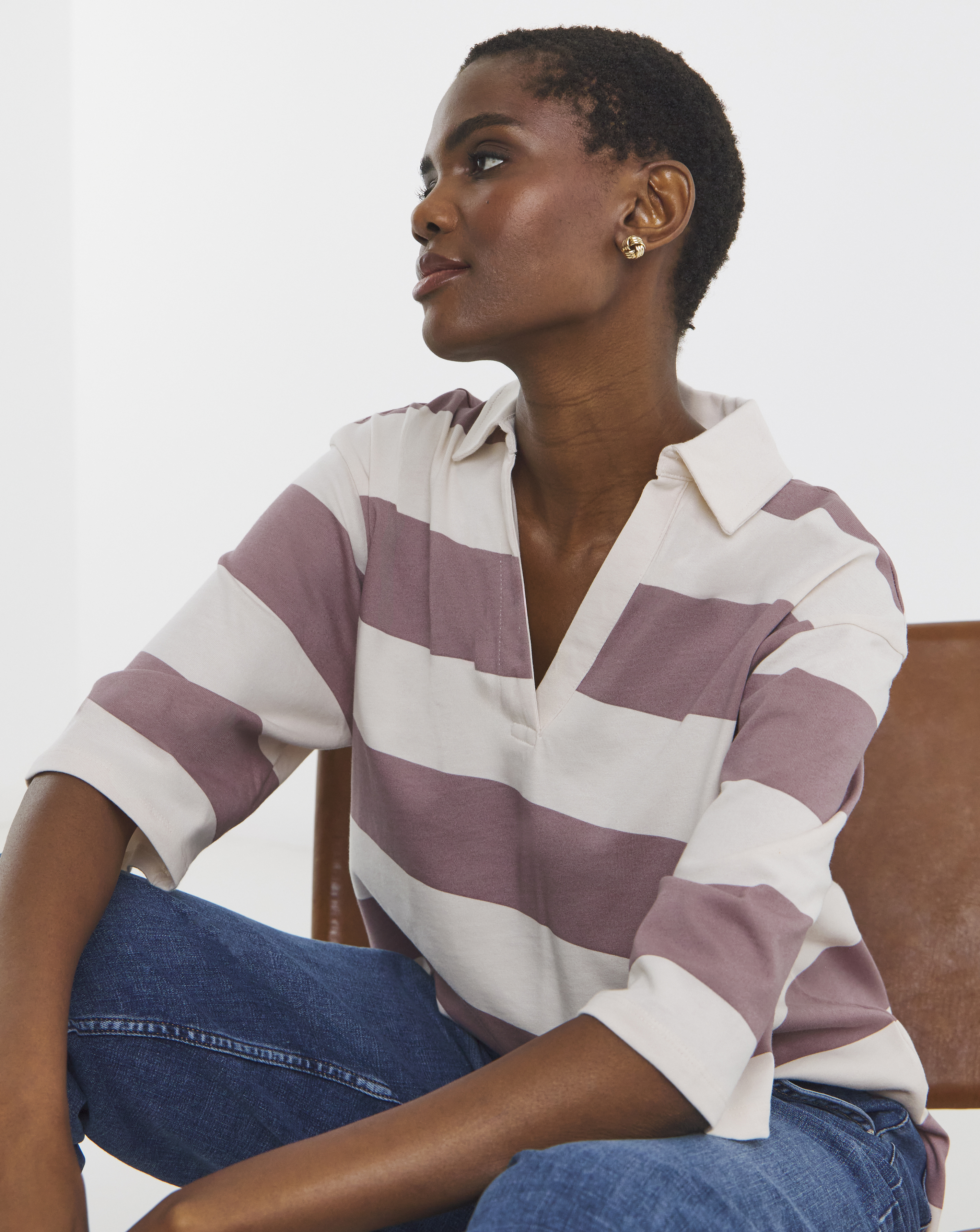 Rugby Collar Top
