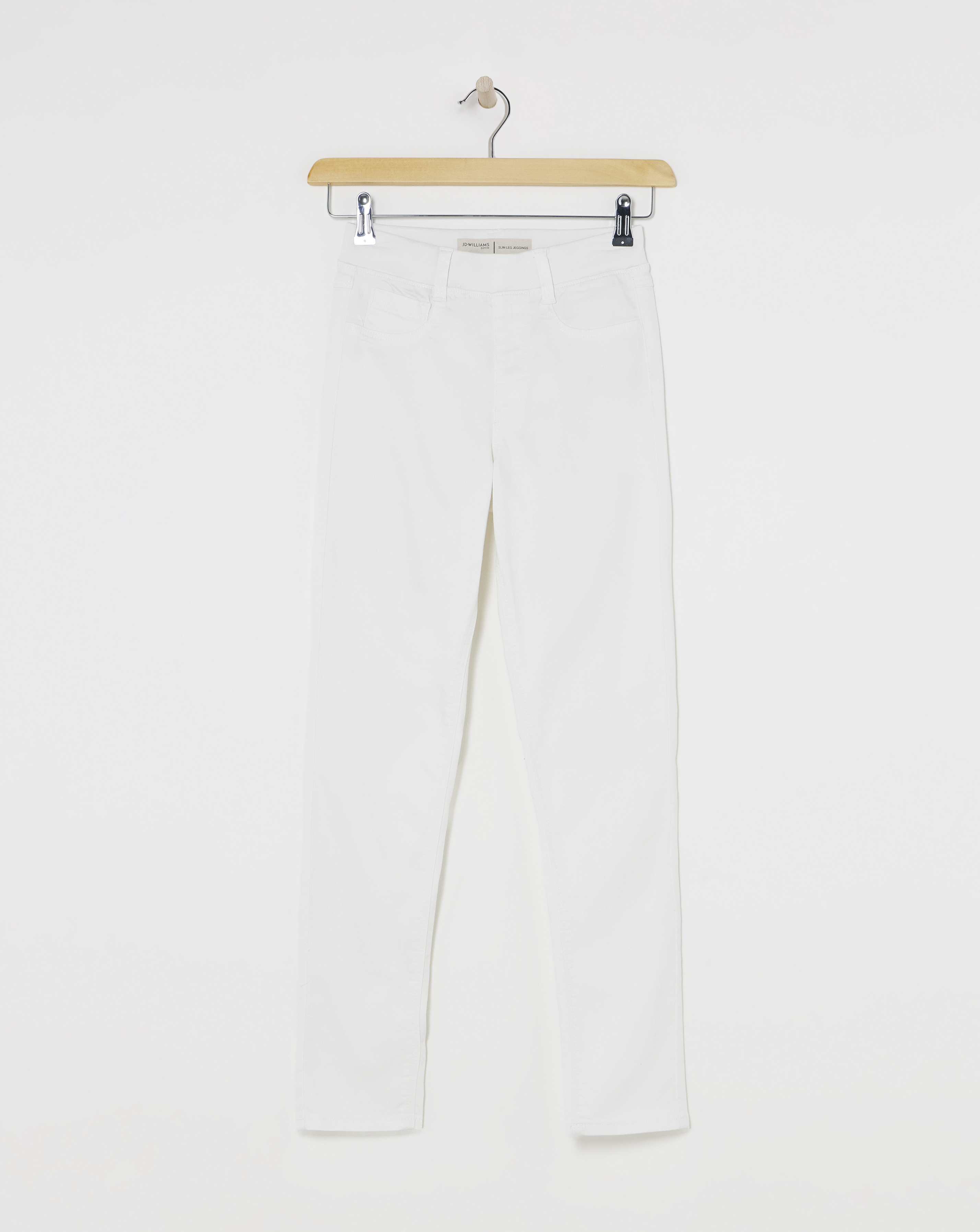 White Slim Leg Jeggings