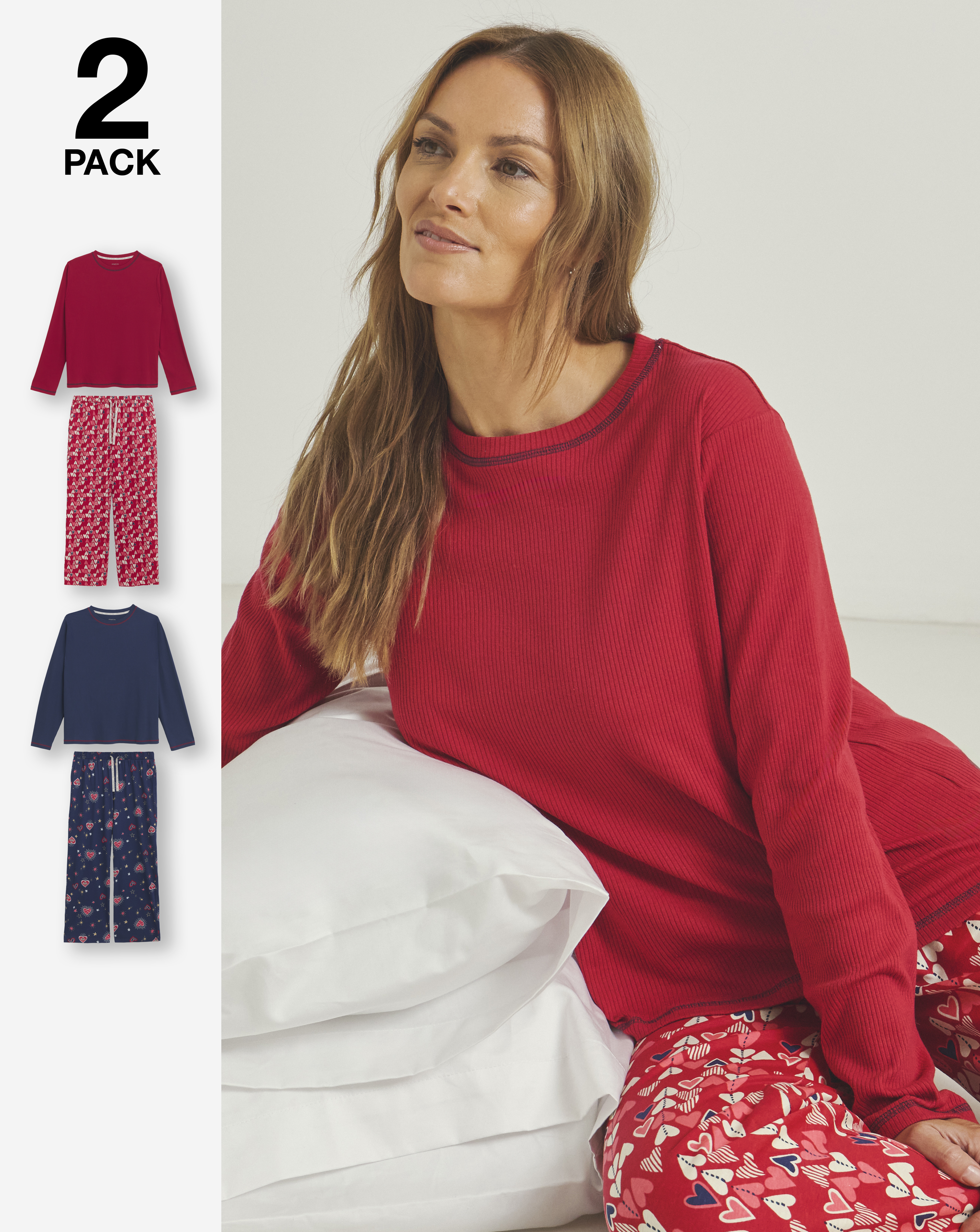 Celestial & Heart 2 Pack PJ Sets