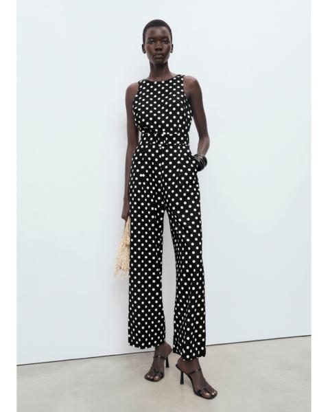 MANGO POLKA DOT JUMPSUIT