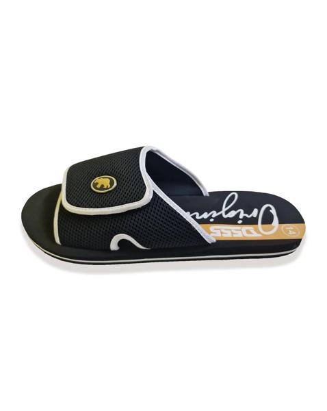 D555 Drake Black Velcro Fastening Slider