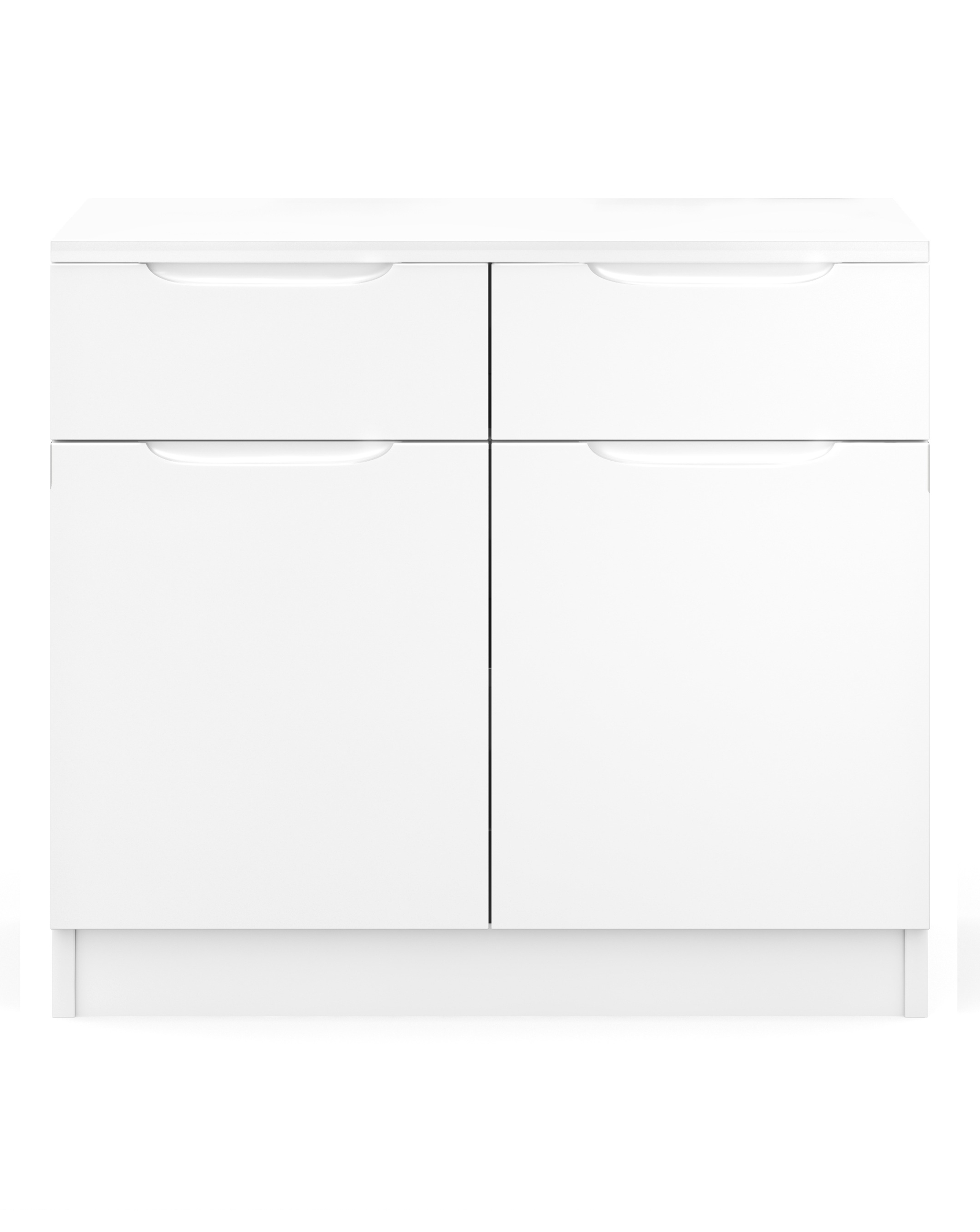 Sorrento Assembled Gloss Small Sideboard