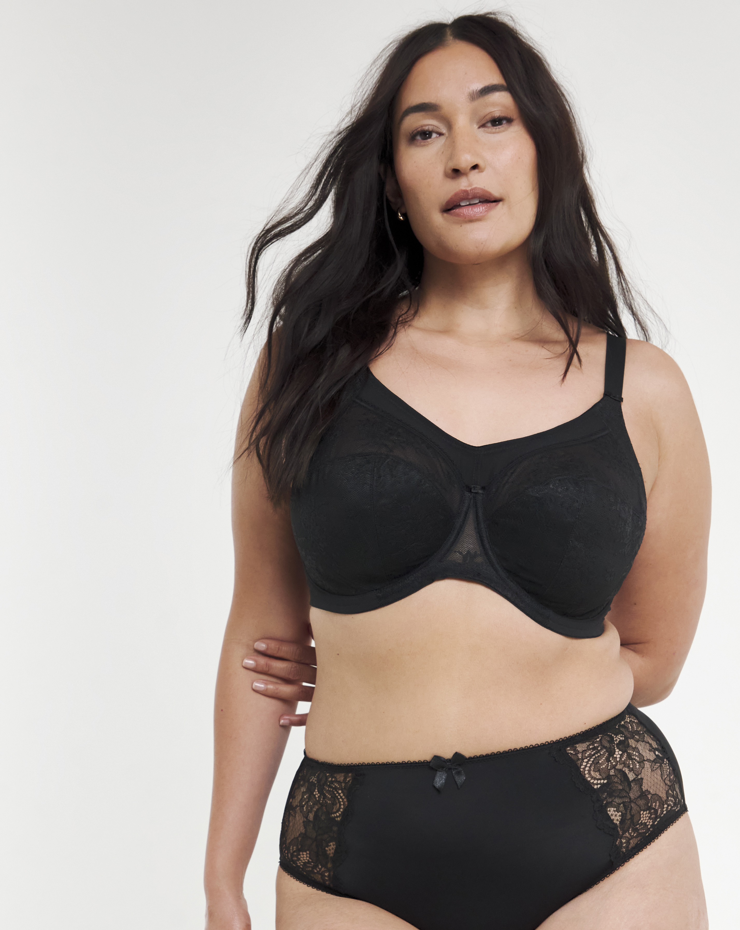 Goddess Black Verity Full Cup Wired Bra - 38H
