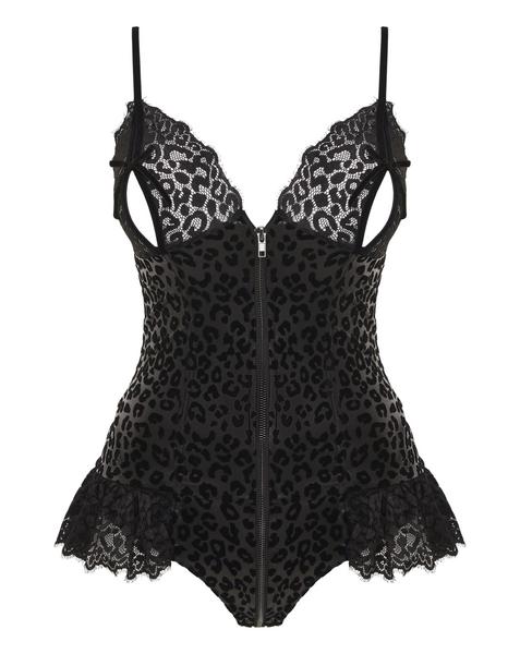Ann Summers Tasha Animal Teddy Black