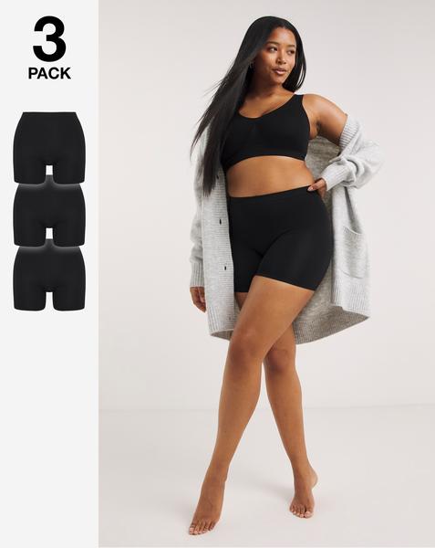 3 Pack Seamless Comfort Shorts