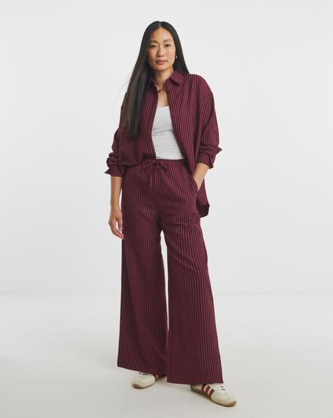 Drawstring Wide Leg Trouser