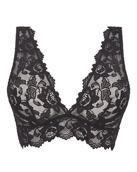 Pretty Secrets Millie Lace Bralette Black