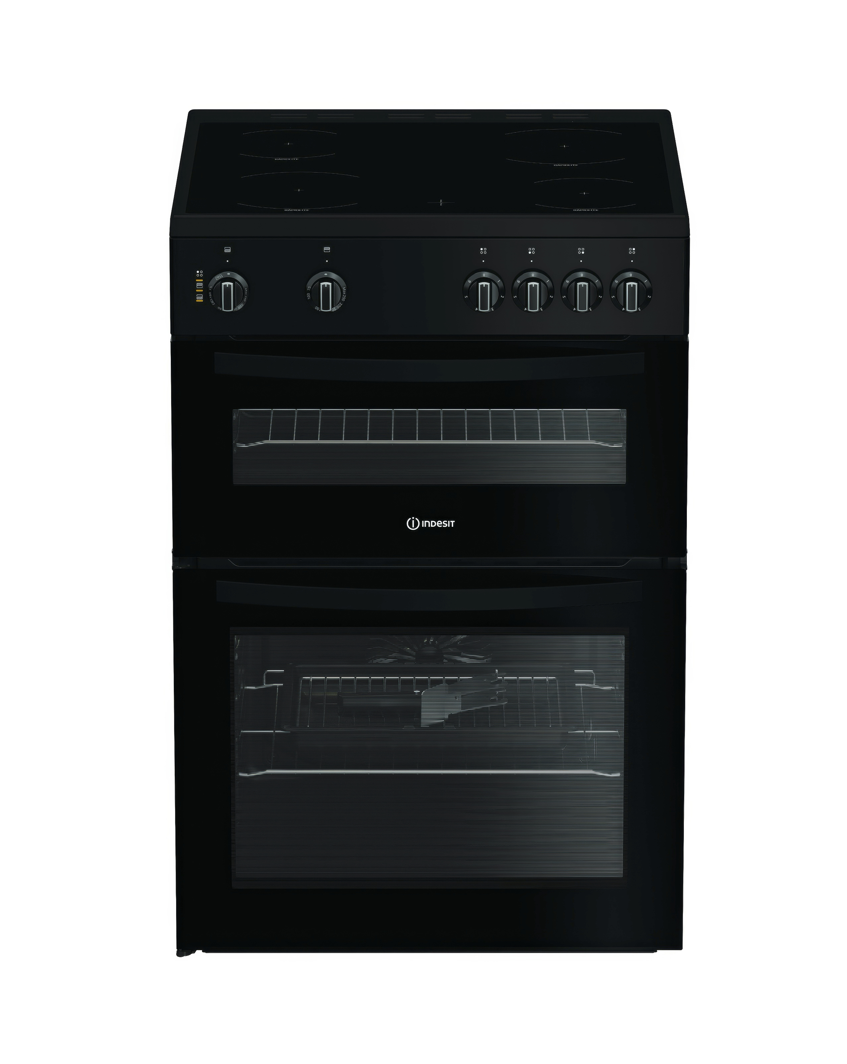 Indesit IDE6VMB Ceramic Hob Cooker